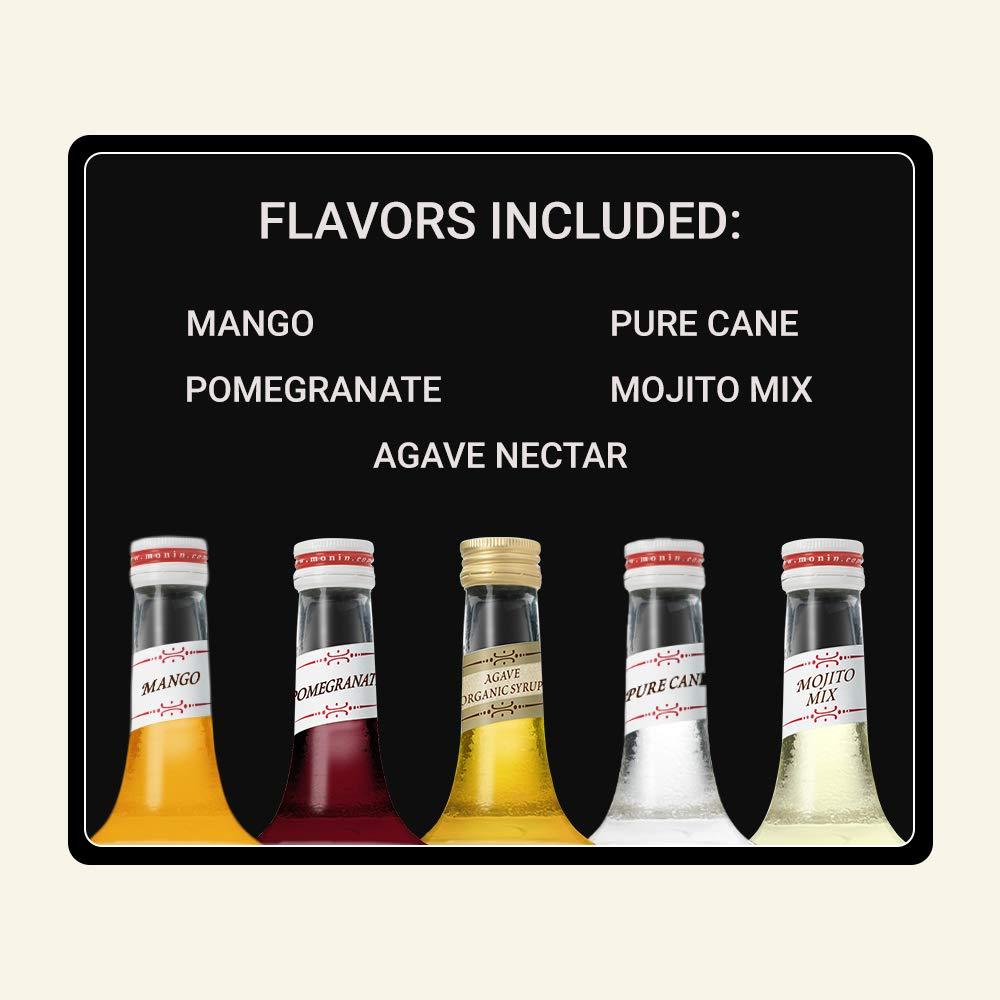 image:imageMonin 5 Flavor Holiday Cheer Collection Macadamia Nut Peppermint Cookie Butter Toasted Marshmallow amp Gingerbread Natural Flavors for All Drinks GlutenFree 169 oz per bottleCocktail Collection