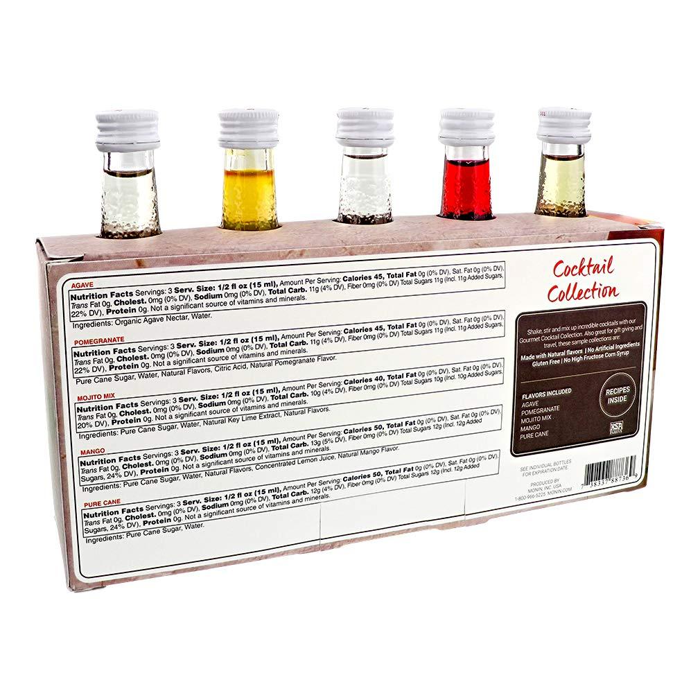 image:imageMonin 5 Flavor Holiday Cheer Collection Macadamia Nut Peppermint Cookie Butter Toasted Marshmallow amp Gingerbread Natural Flavors for All Drinks GlutenFree 169 oz per bottleCocktail Collection