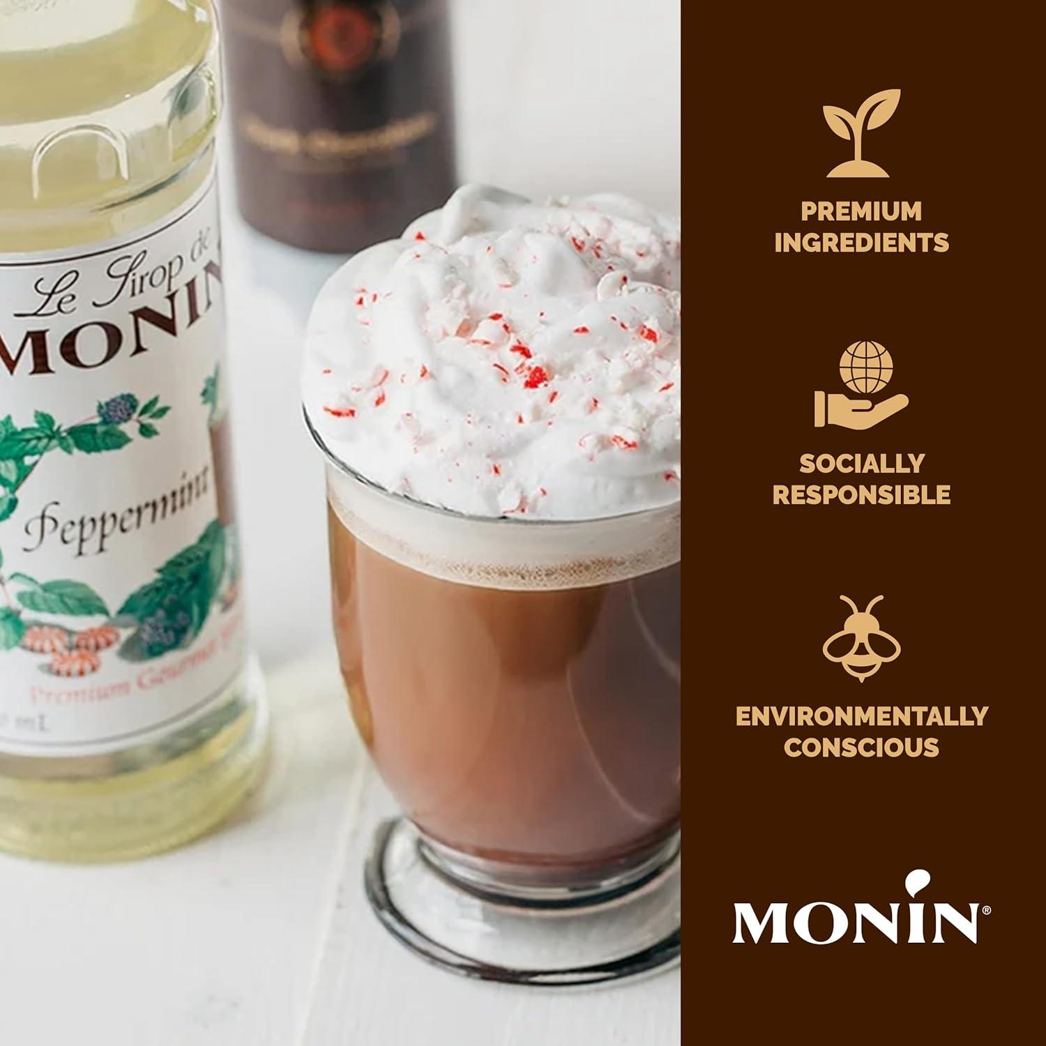 image:imageMonin Blackberry Syrup Soft and Succulent Great for Cocktails Lemonades and Sodas GlutenFree NonGMO 1 Liter 4PackPeppermint