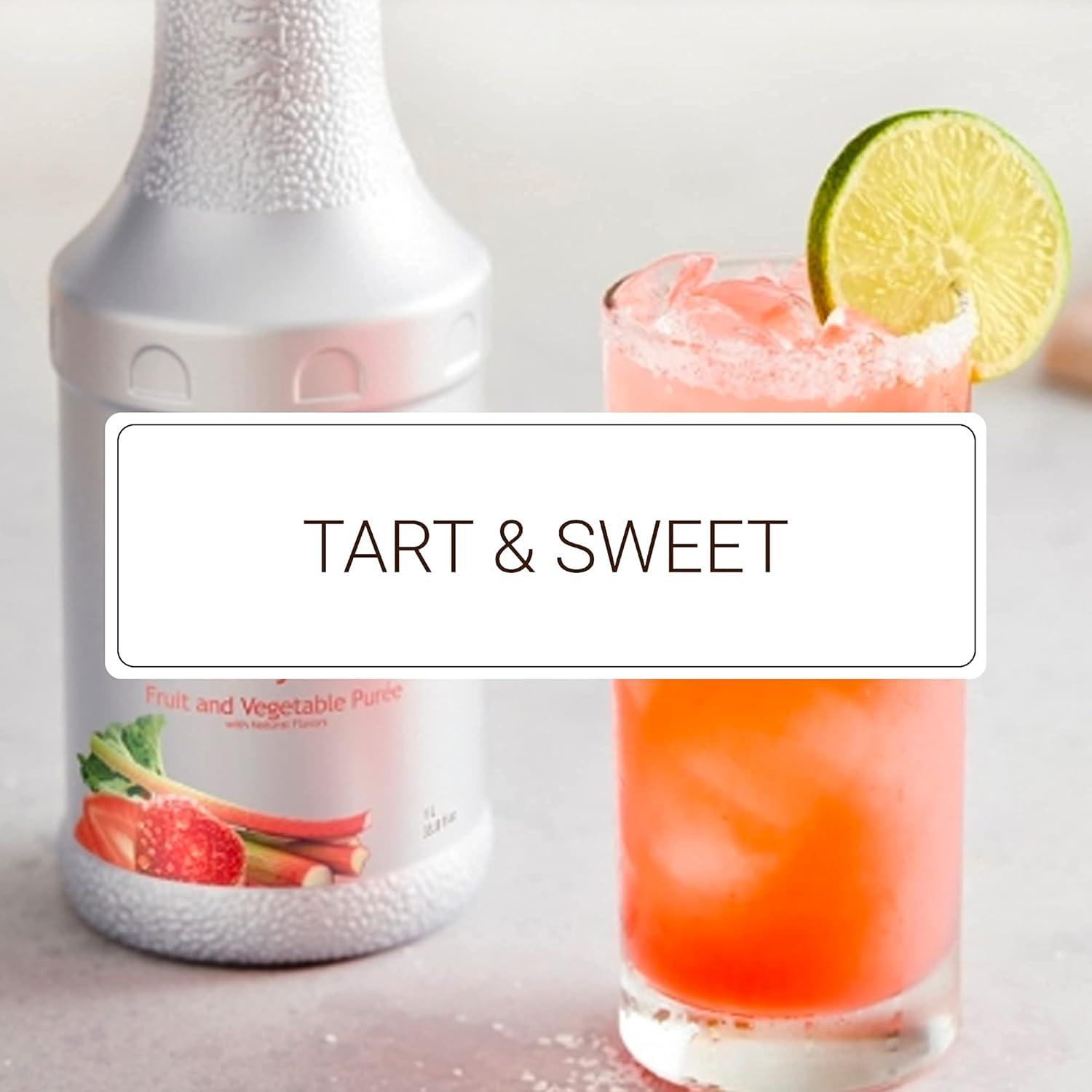 image:imageMonin Blood Orange Pure Tart Juicy Citrus Taste Great for Lemonades Cocktails and Culinary Creations Vegan GlutenFree 1 LiterStrawberry Rhubarb Pure