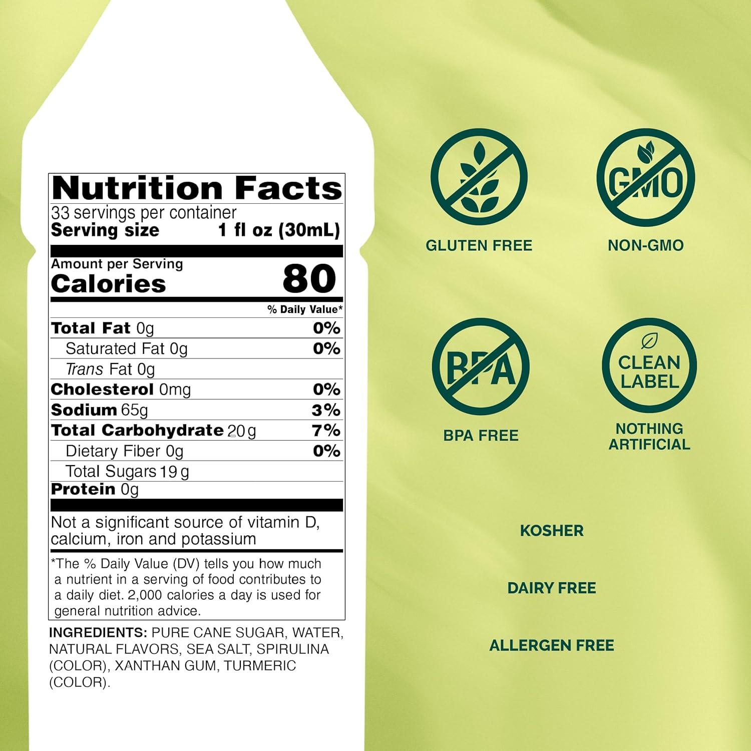 image:imageMonin Caramel Syrup Rich and Buttery Great for Desserts Coffee and Cocktails GlutenFree NonGMO 1 Liter 4PackPistachio