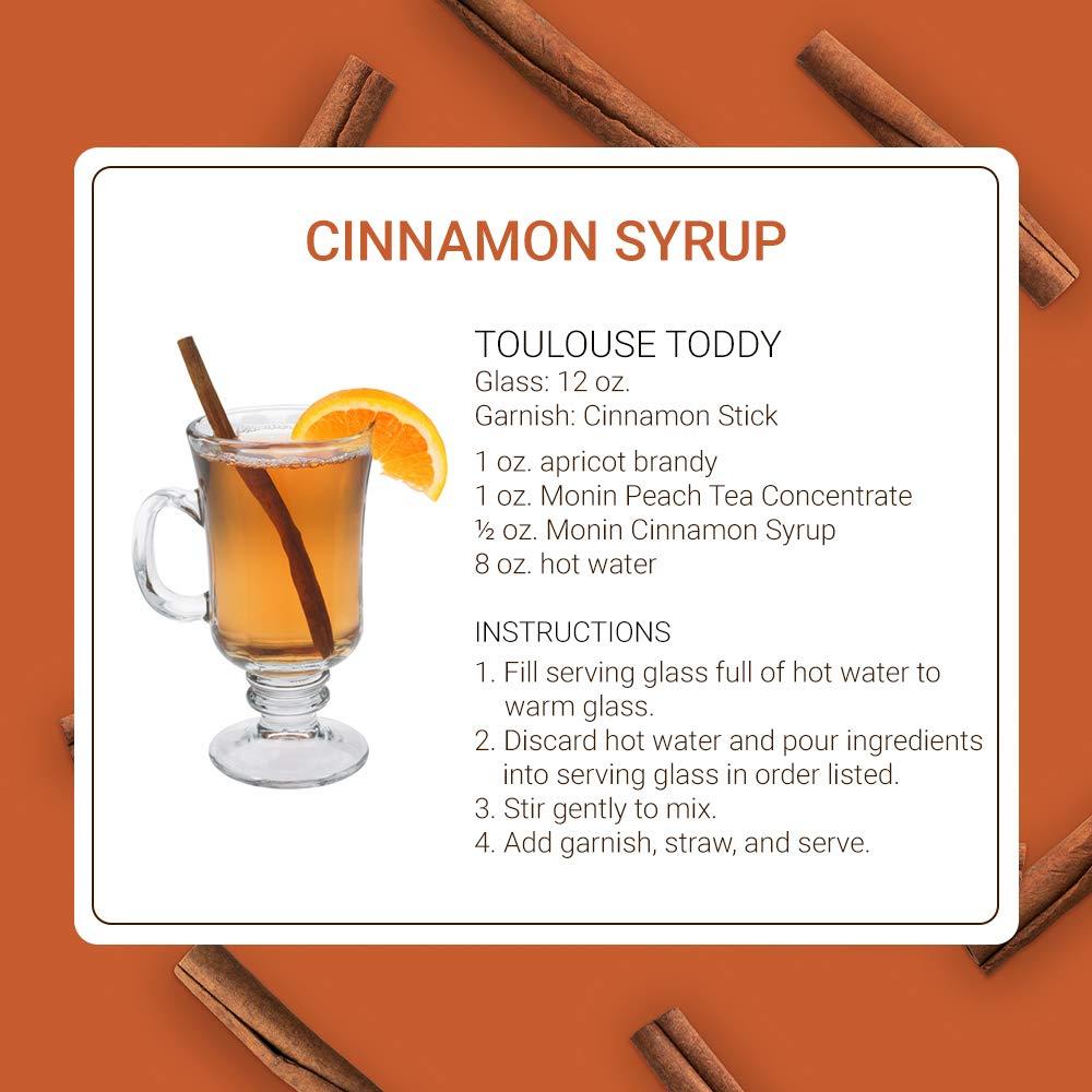 image:imageMonin Cinnamon Syrup Sweet and Spicy Taste of Cinnamon Versatile Flavor Natural Flavors Great for Coffees Cocoas Ciders and Cocktails NonGMO GlutenFree 1 Liter