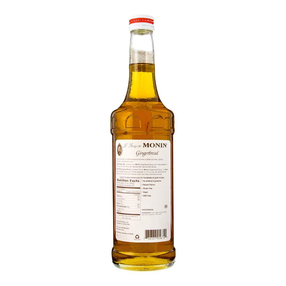 image:imageMonin Cookie Butter Syrup Great for Coffees Lattes and Mochas GlutenFree Vegan NonGMO 750 mlGingerbread