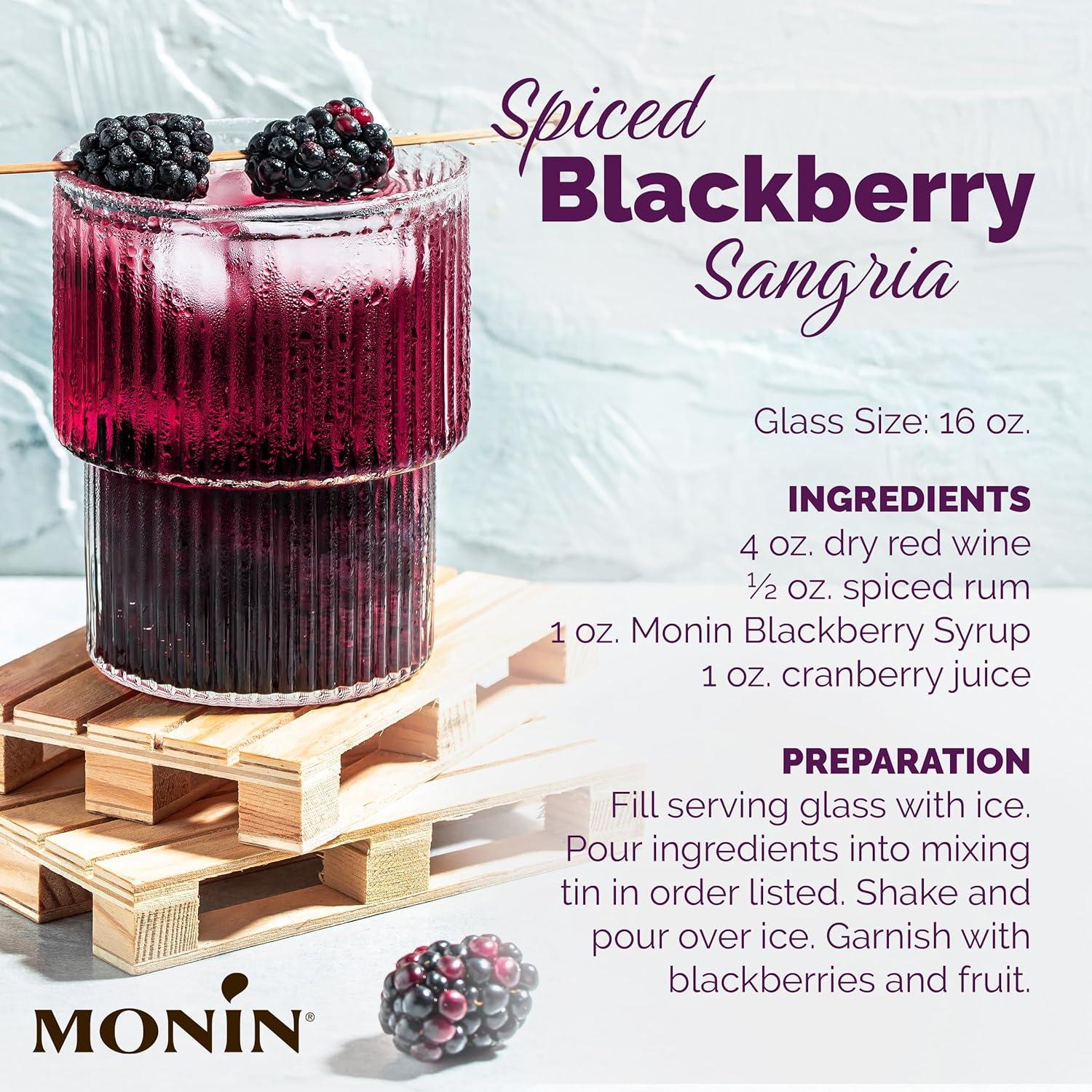 image:imageMonin French Vanilla Syrup with Monin BPA Free Pump Boxed Versatile Flavor Natural Flavors Great for Coffees Cocktails Shakes and Kids Drinks NonGMO GlutenFree 1 LiterBlackberry