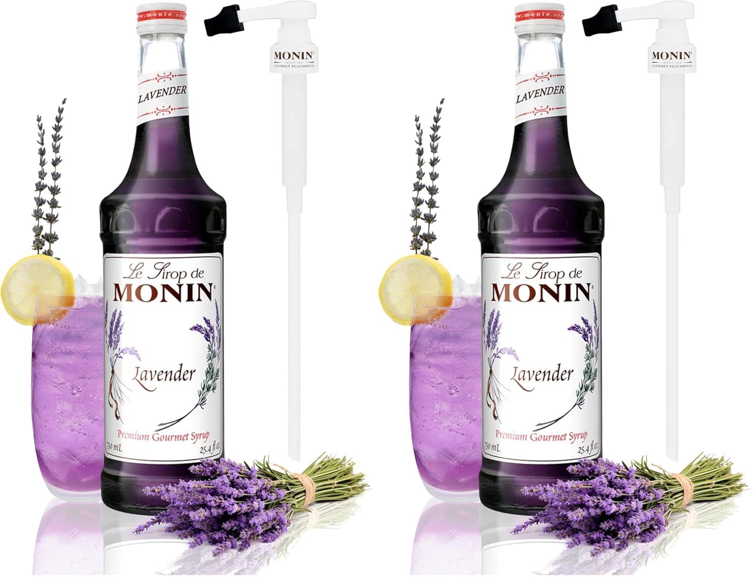 image:imageMonin French Vanilla Syrup with Monin BPA Free Pump Boxed Versatile Flavor Natural Flavors Great for Coffees Cocktails Shakes and Kids Drinks NonGMO GlutenFree 1 LiterLavender