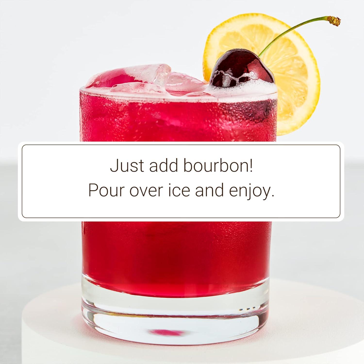 image:imageMonin HomeCrafted Cherry Smash Cocktail Mixer ReadytoUse Drink Mix Sweet amp Citrusy Flavor Just Add Bourbon Perfect for Cocktails amp Iced amp Frozen Beverages 750 ml 2Pack