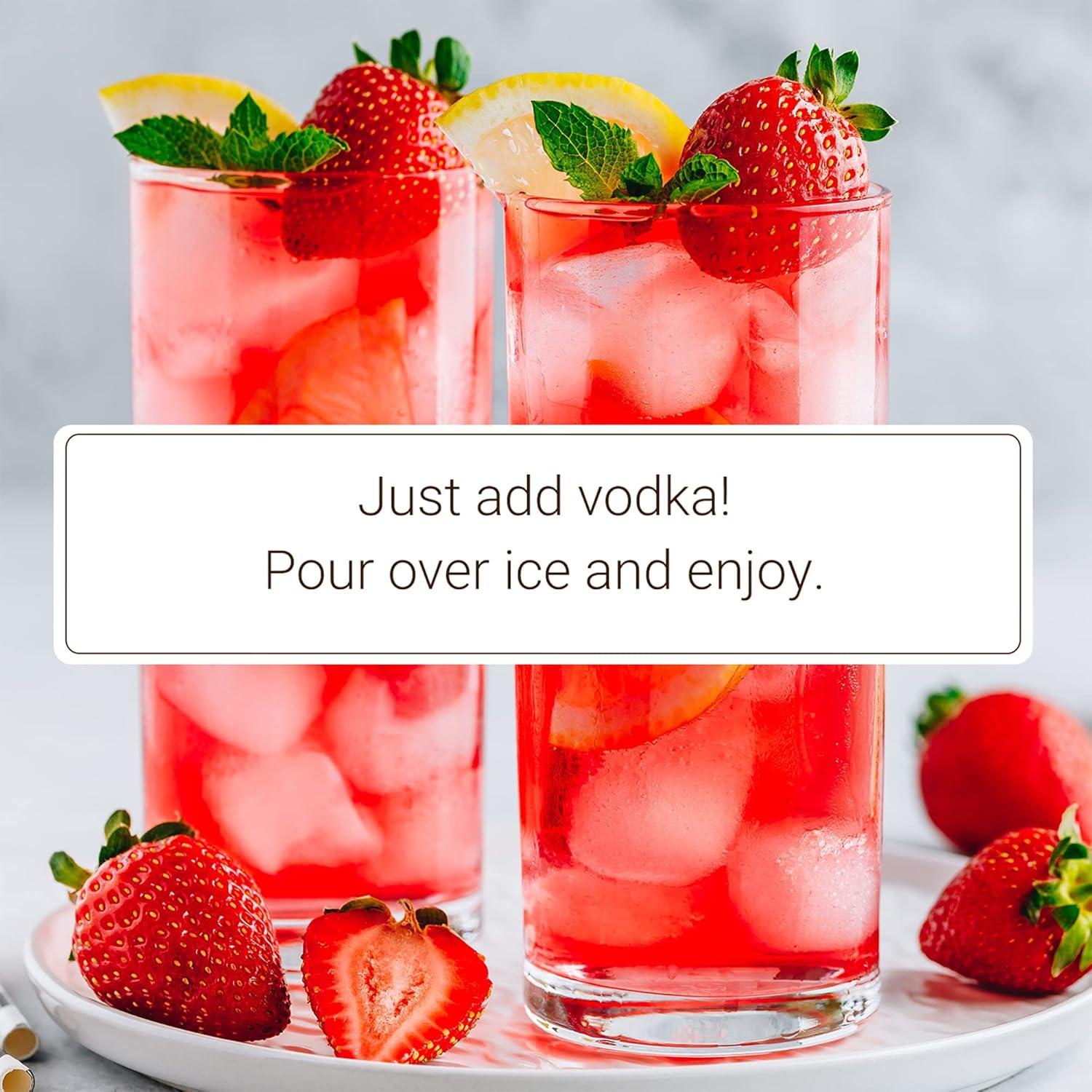 image:imageMonin HomeCrafted Cocktail Mixers ReadytoUse Drink Mix DIY Cocktail Variety Pack Made with Real Fruit Juice Just Add Alcohol Mai Tai Margarita amp Dragon Fruit Cosmo 750 ml Each 3PackStrawberry Ginger Lemonade