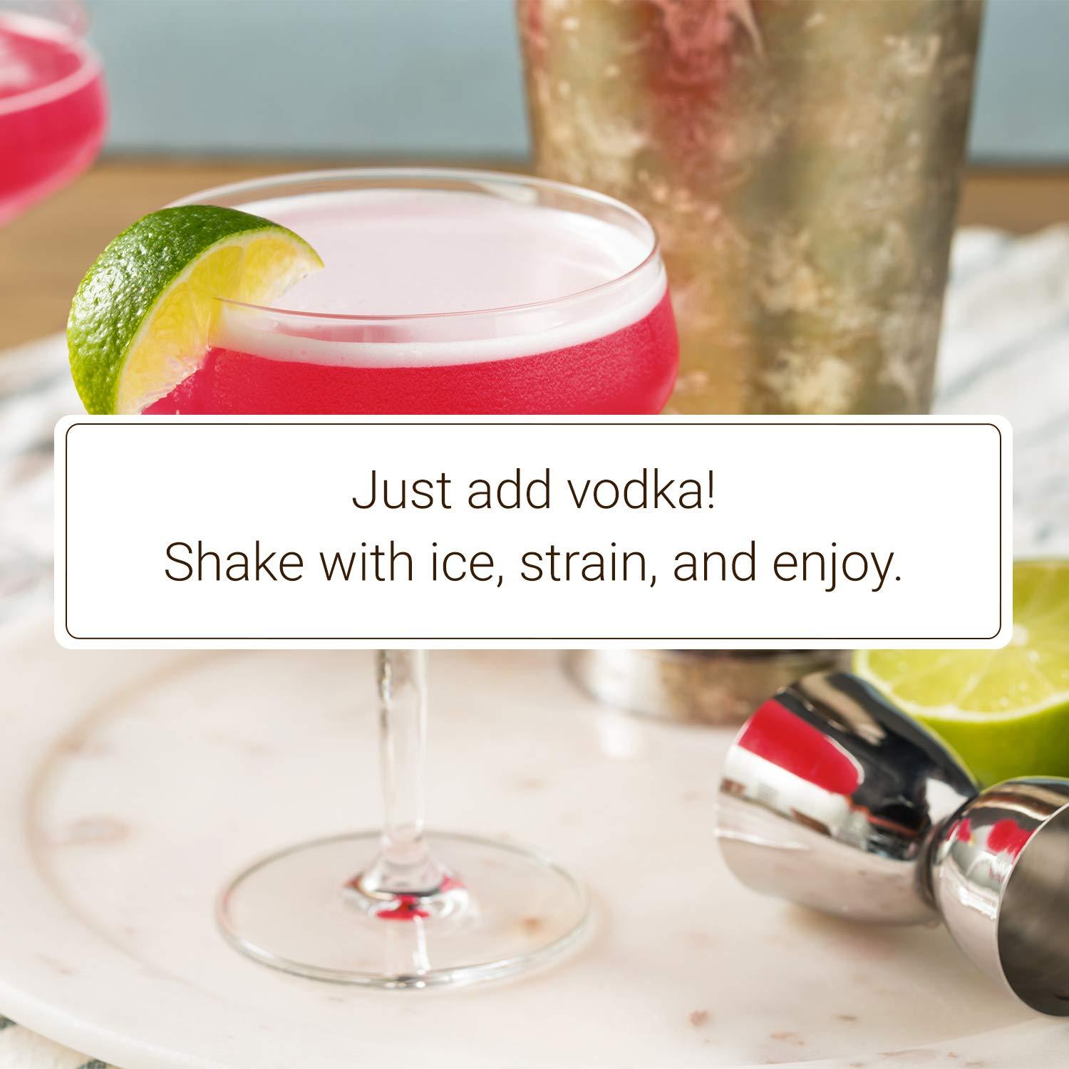 image:imageMonin HomeCrafted Cocktail Mixers ReadytoUse Drink Mix DIY Cocktail Variety Pack Made with Real Fruit Juice Just Add Alcohol Mai Tai Margarita amp Dragon Fruit Cosmo 750 ml Each 3PackDragon Fruit Cosmo