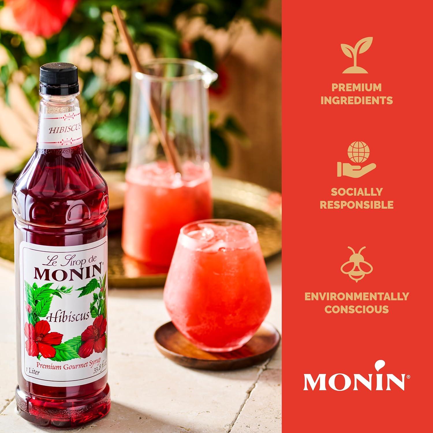 image:imageMonin Lavender Syrup Aromatic amp Floral Premium Syrup for Cocktails Lattes amp More Clean Label with No Artificial Flavors No Artificial Preservatives BPA Free Bottle 338 fl ozHibiscus