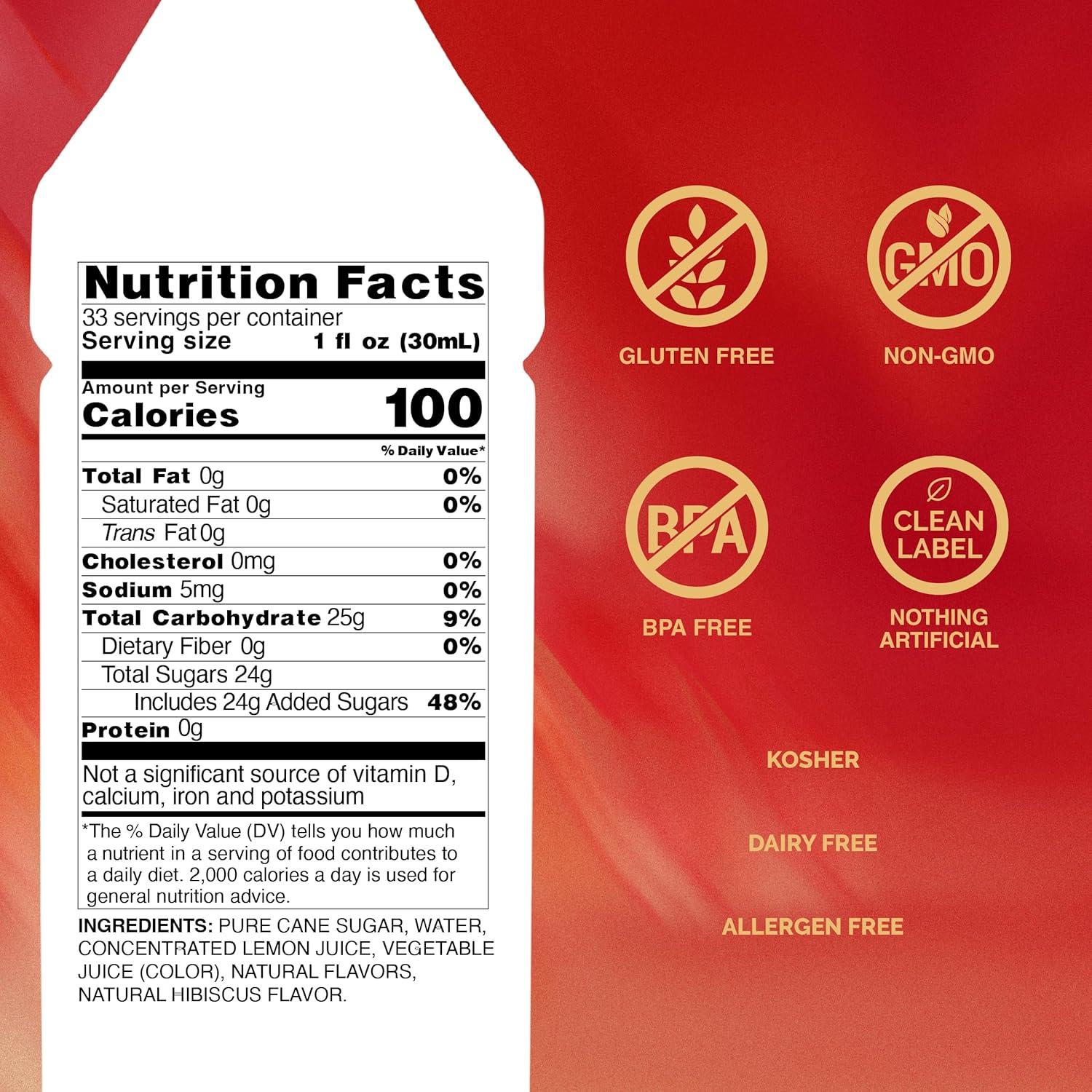image:imageMonin Lavender Syrup Aromatic amp Floral Premium Syrup for Cocktails Lattes amp More Clean Label with No Artificial Flavors No Artificial Preservatives BPA Free Bottle 338 fl ozHibiscus