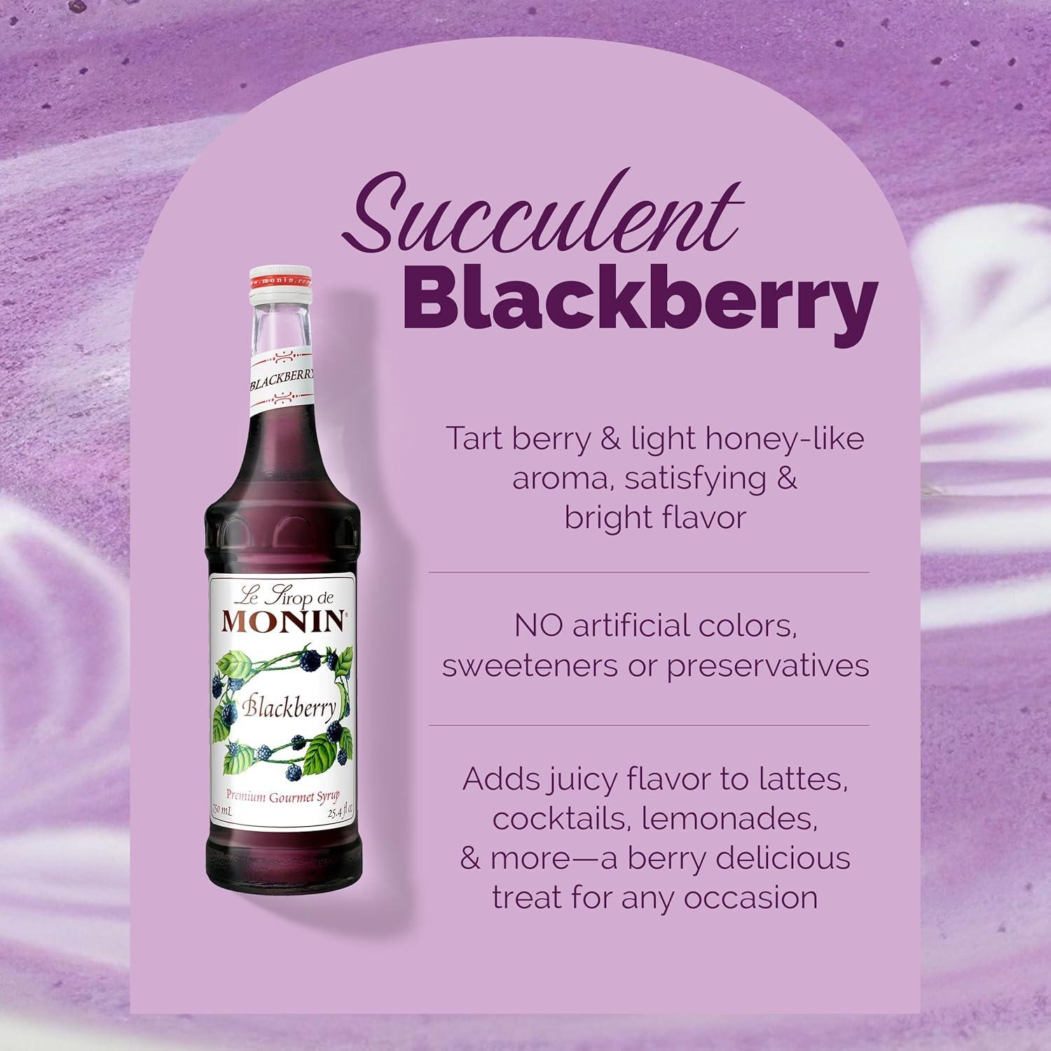 image:imageMonin Mango Syrup Tropical and Sweet Great for Cocktails Sodas and Lemonades GlutenFree NonGMO 750 mlBlackberry