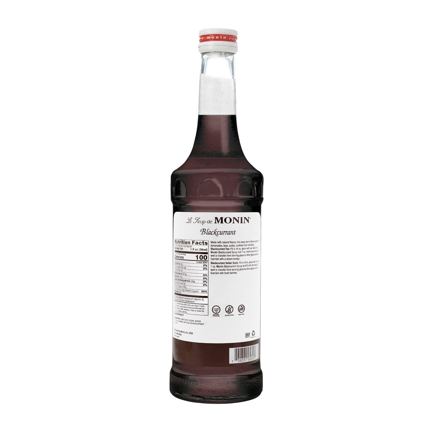 image:imageMonin Mango Syrup Tropical and Sweet Great for Cocktails Sodas and Lemonades GlutenFree NonGMO 750 mlBlackcurrant