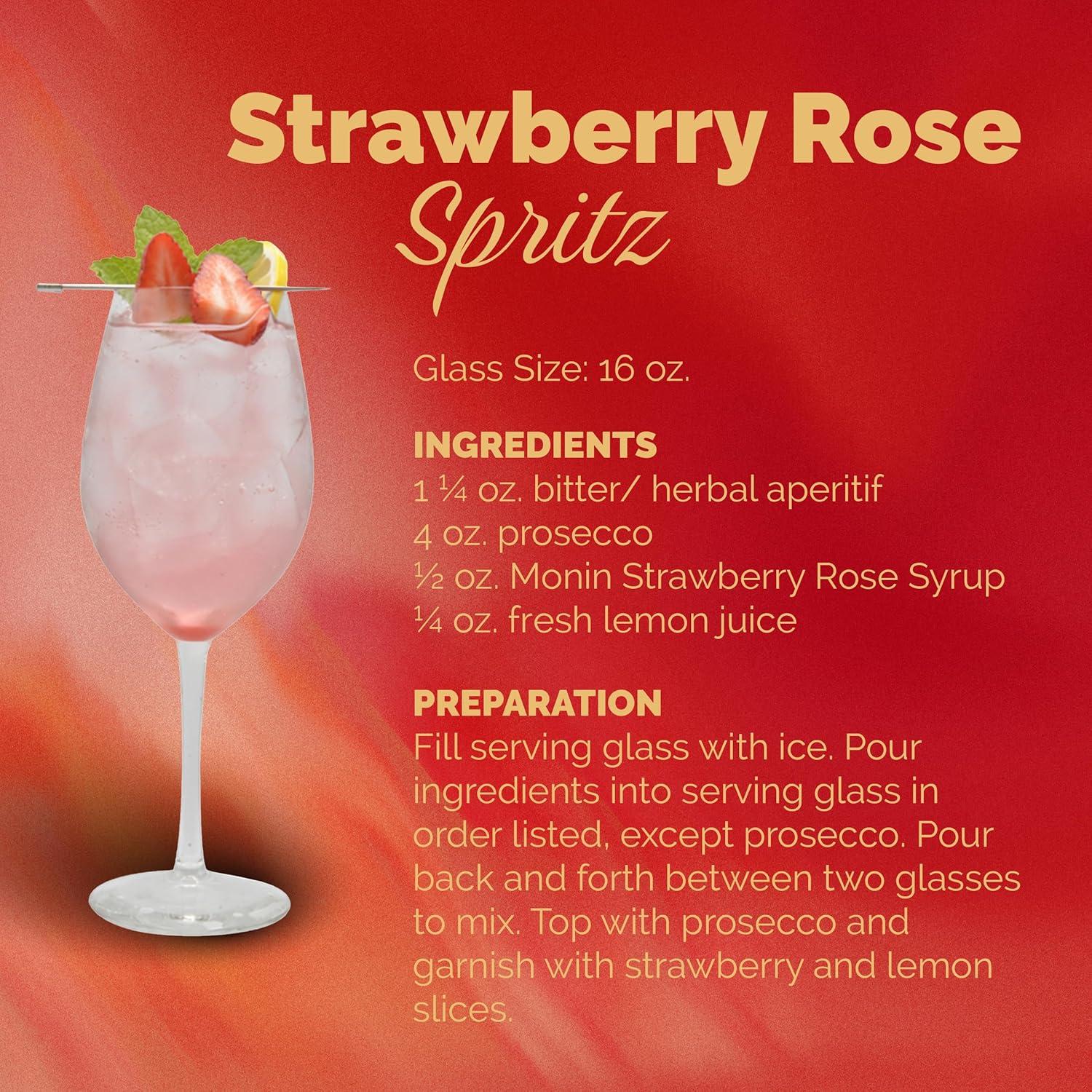 image:imageMonin Mango Syrup Tropical and Sweet Great for Cocktails Sodas and Lemonades GlutenFree NonGMO 750 mlStrawberry Rose