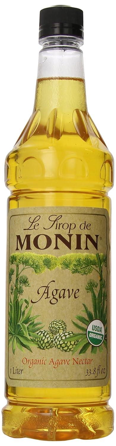 image:imageMonin Organic Caramel Syrup Premium Syrup for Coffee Milkshakes Cocktails amp More BPAFree Glass Bottle 750 mlOrganic Agave