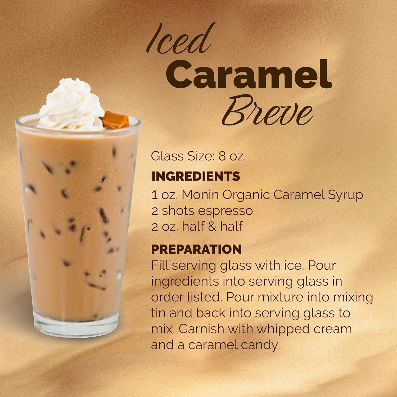 image:imageMonin Organic Caramel Syrup Premium Syrup for Coffee Milkshakes Cocktails amp More BPAFree Glass Bottle 750 mlOrganic Syrup