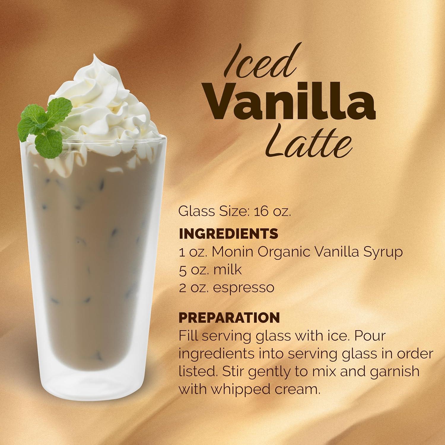 image:imageMonin Organic Caramel Syrup Premium Syrup for Coffee Milkshakes Cocktails amp More BPAFree Glass Bottle 750 mlOrganic Vanilla