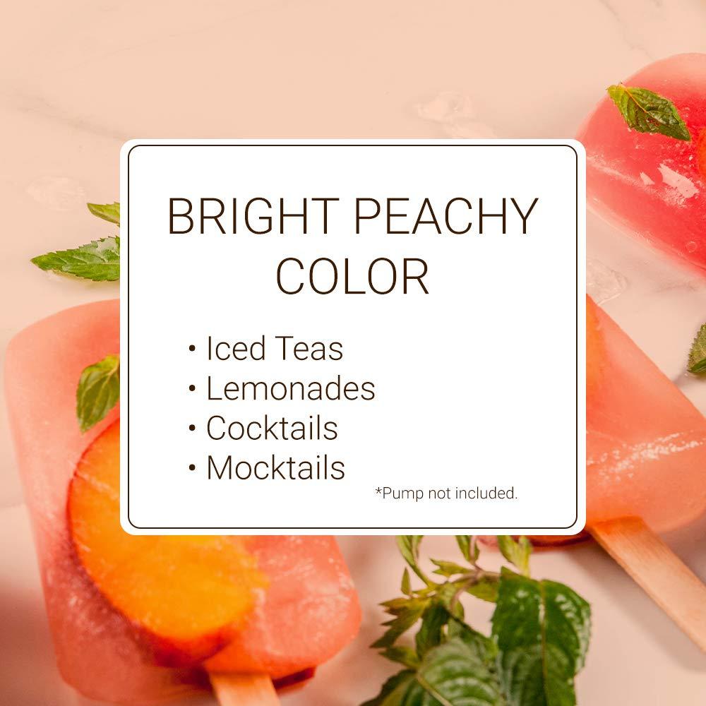 image:imageMonin Peach Syrup Fresh and Juicy Flavors Great for Iced Teas Lemonades and Sodas NonGMO GlutenFree 750 ml