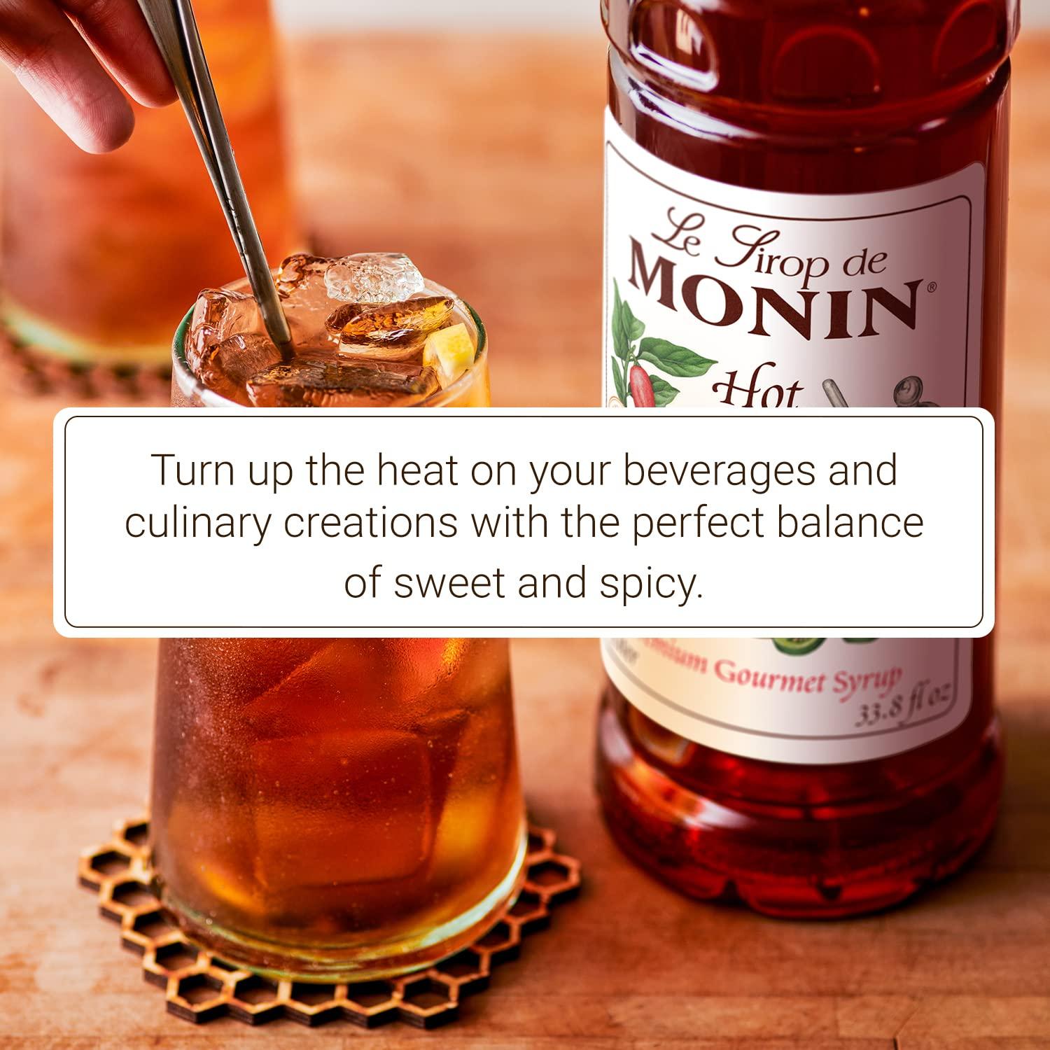 image:imageMonin Pure Cane Syrup Pure and Sweet Great for Coffee Tea and Specialty Cocktails GlutenFree NonGMO 1 LiterHot Honey
