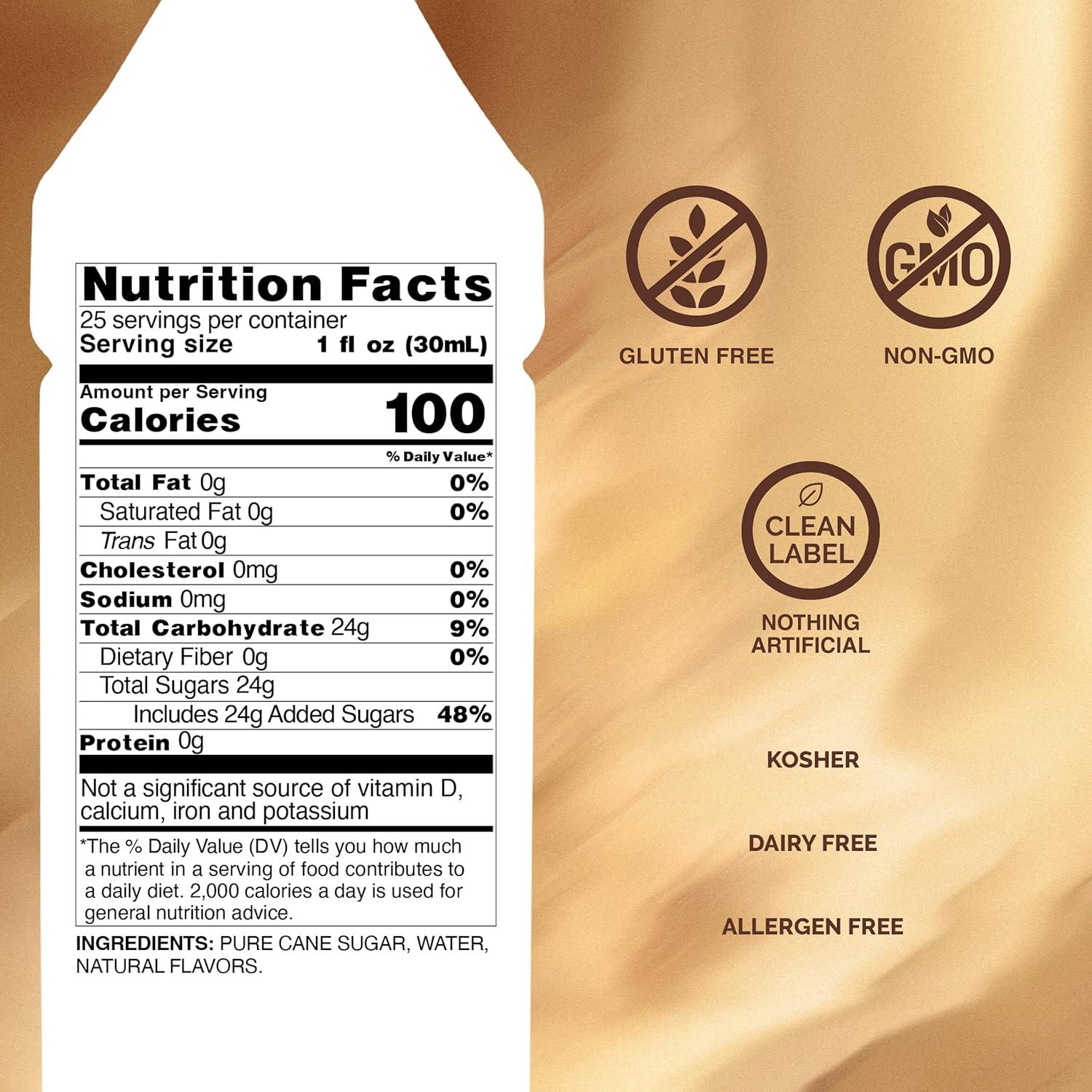 image:imageMonin Pure Cane Syrup Pure and Sweet Great for Coffee Tea and Specialty Cocktails GlutenFree NonGMO 750 mlAmaretto