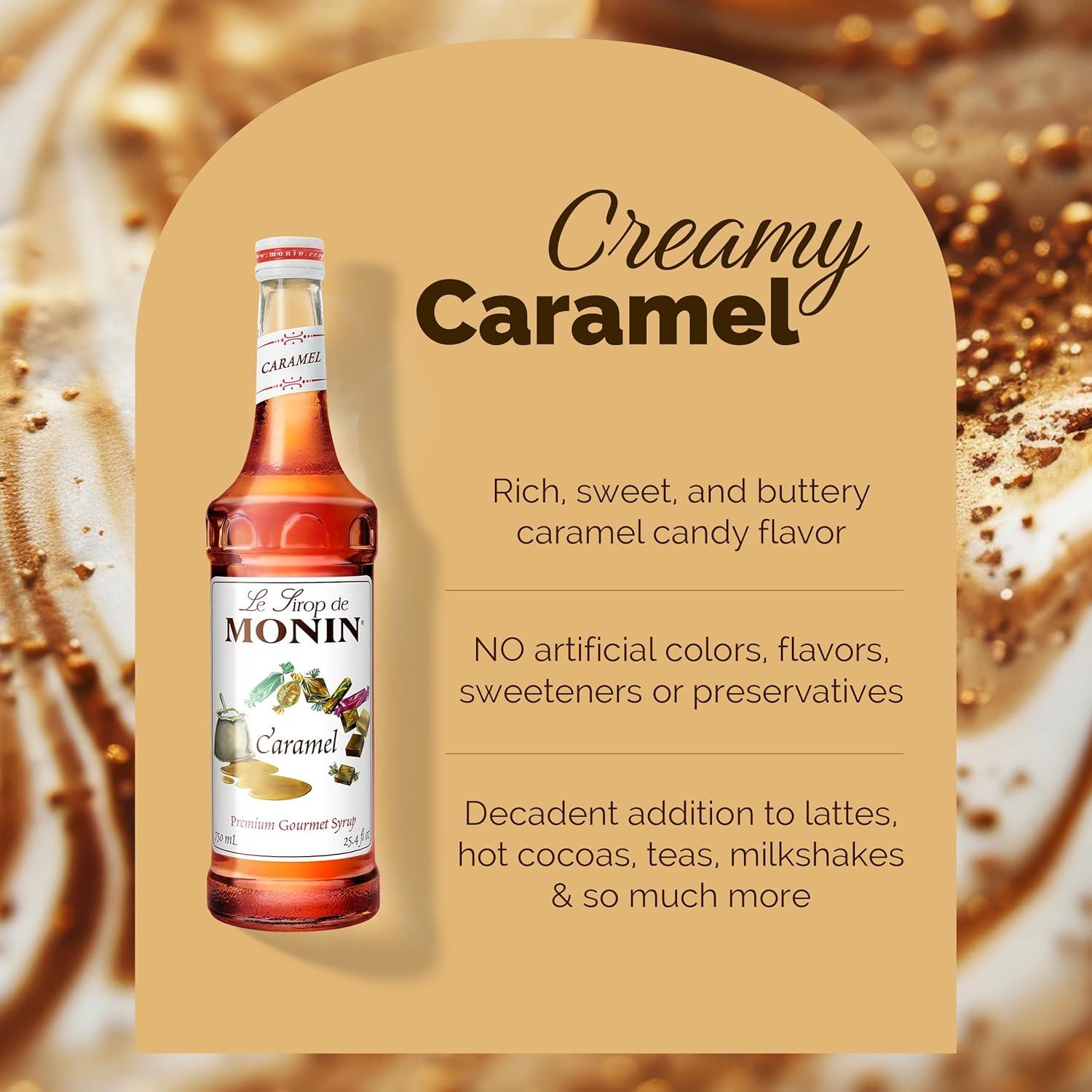 image:imageMonin Pure Cane Syrup Pure and Sweet Great for Coffee Tea and Specialty Cocktails GlutenFree NonGMO 750 mlCaramel