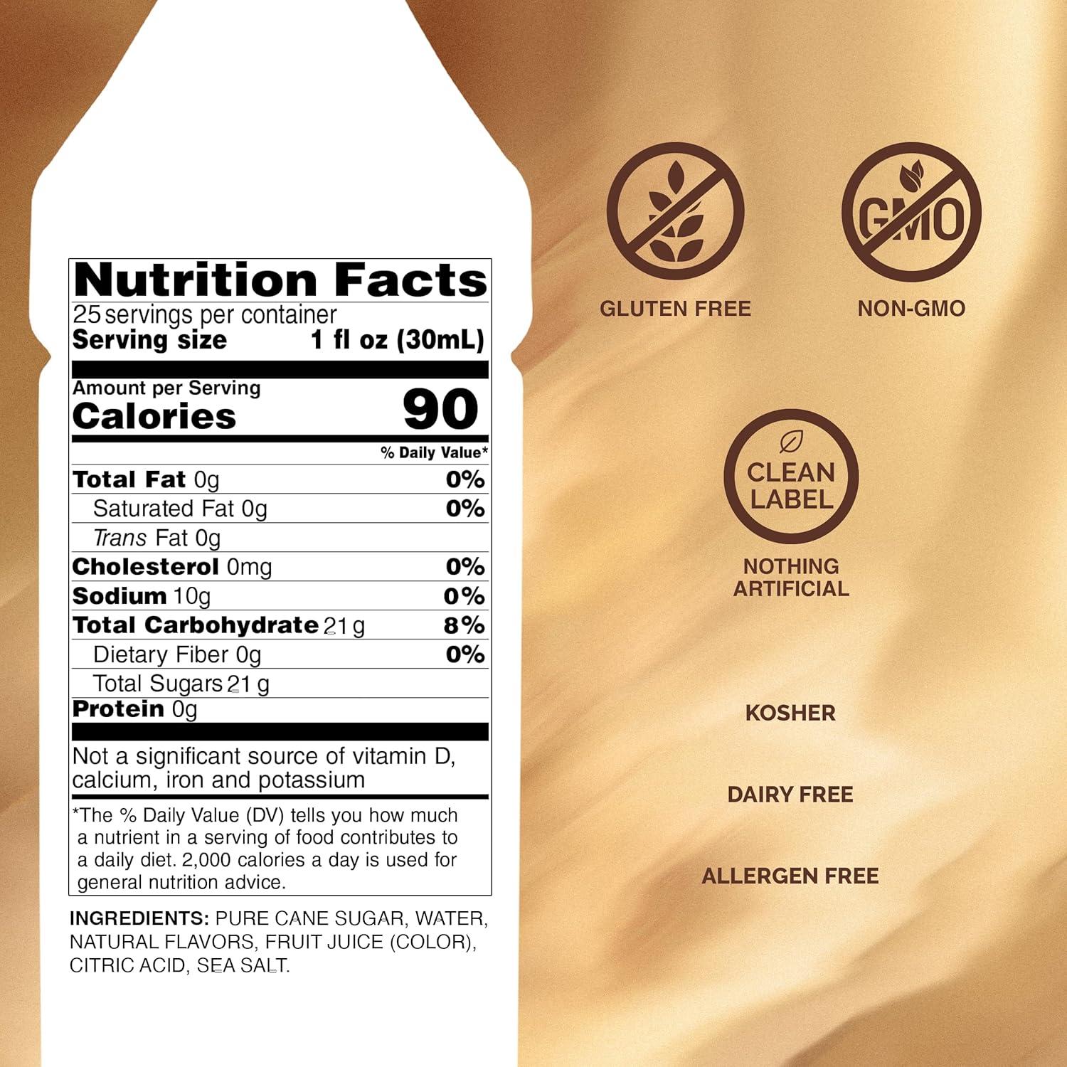 image:imageMonin Pure Cane Syrup Pure and Sweet Great for Coffee Tea and Specialty Cocktails GlutenFree NonGMO 750 mlHazelnut