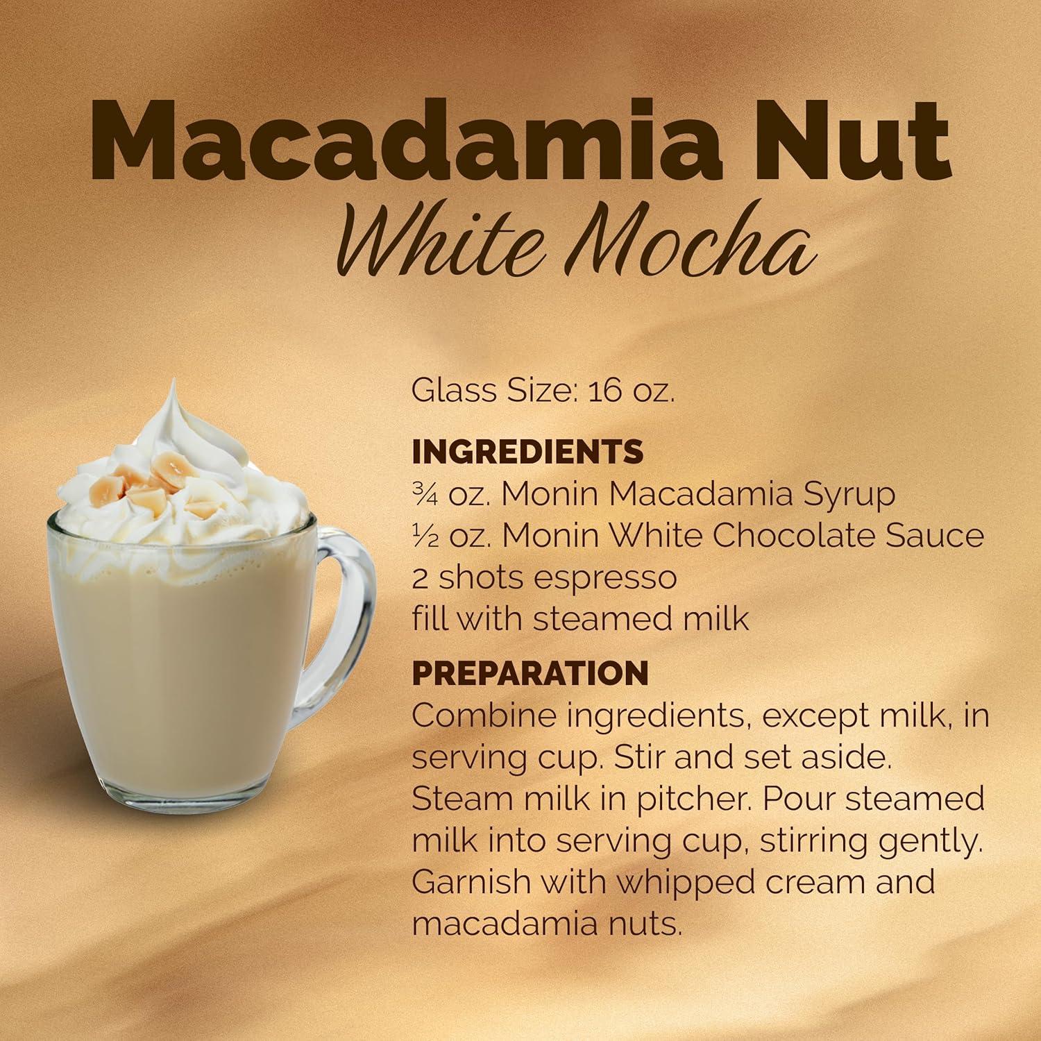 image:imageMonin Pure Cane Syrup Pure and Sweet Great for Coffee Tea and Specialty Cocktails GlutenFree NonGMO 750 mlMacadamia Nut