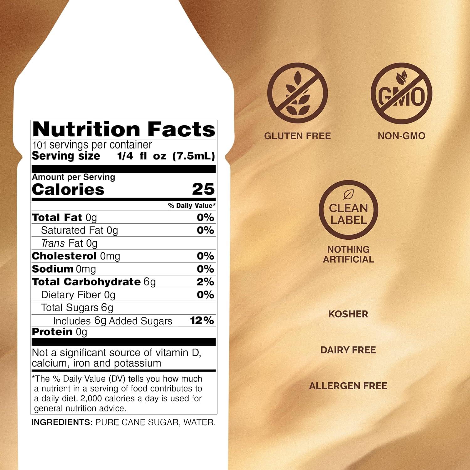 image:imageMonin Pure Cane Syrup Pure and Sweet Great for Coffee Tea and Specialty Cocktails GlutenFree NonGMO 750 mlPure Cane