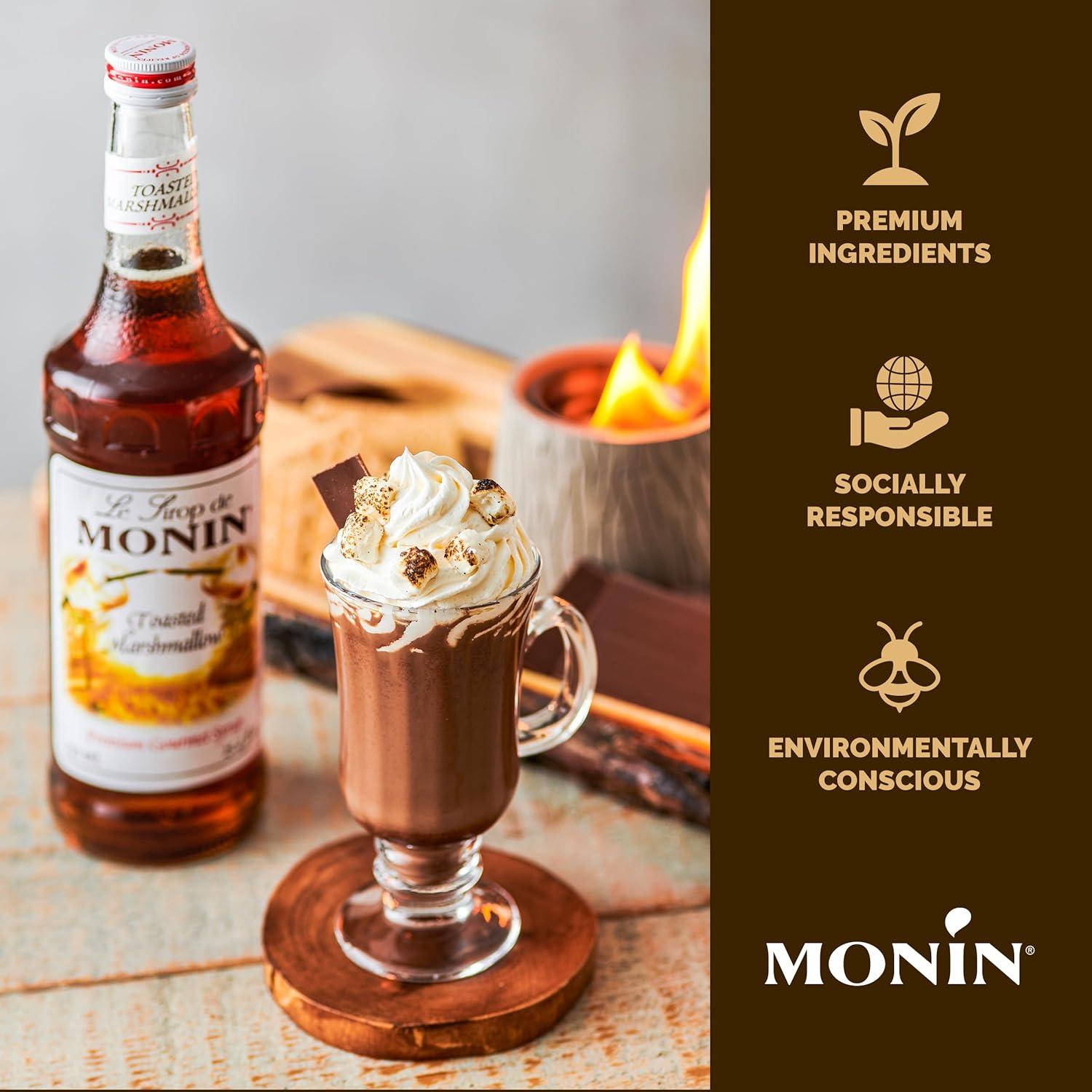 image:imageMonin Pure Cane Syrup Pure and Sweet Great for Coffee Tea and Specialty Cocktails GlutenFree NonGMO 750 mlToasted Marshmallow