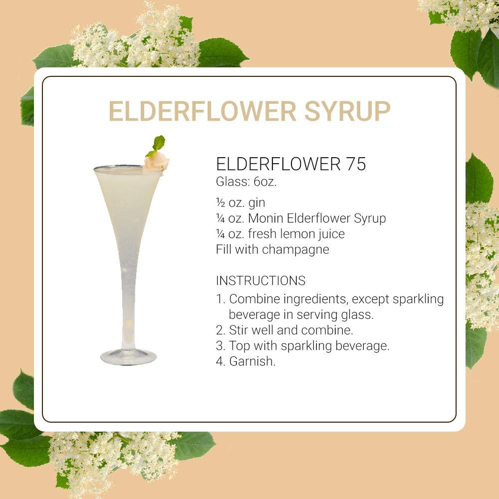 image:imageMonin Rose Syrup Elegant and Subtle Great for Cocktails Mocktails and Soda GlutenFree NonGMO 750 mlElderflower