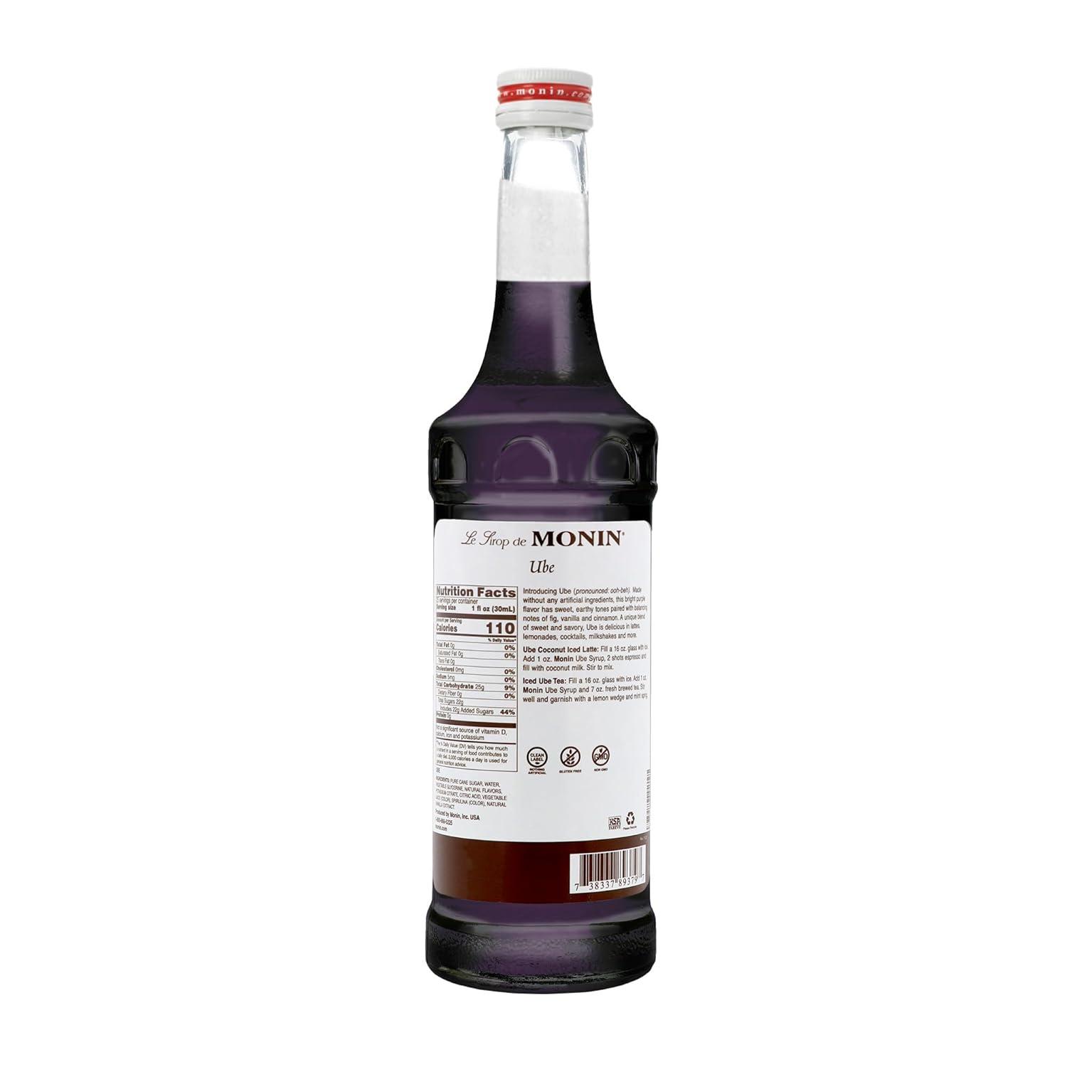 image:imageMonin Rose Syrup Elegant and Subtle Great for Cocktails Mocktails and Soda GlutenFree NonGMO 750 mlUbe Blend