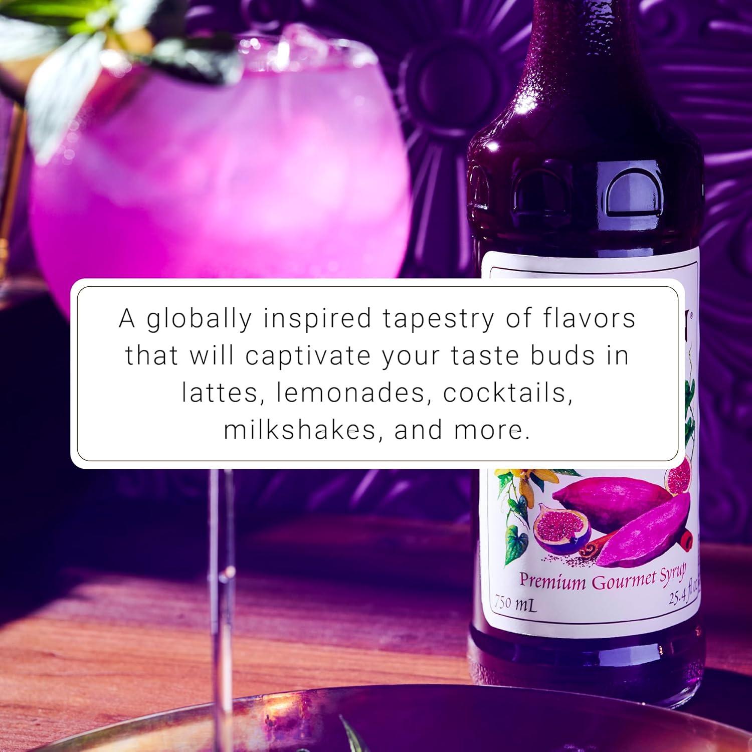 image:imageMonin Rose Syrup Elegant and Subtle Great for Cocktails Mocktails and Soda GlutenFree NonGMO 750 mlUbe Blend