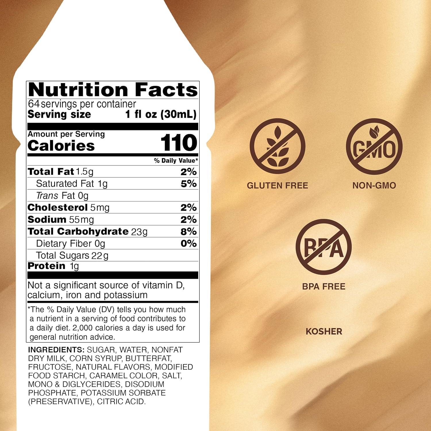 image:imageMonin Sea Salt Caramel Toffee Rich amp Buttery Flavor with Creamy Caramel Notes Great for Coffee Milkshakes amp Dessert Cocktails 64 ozCaramel