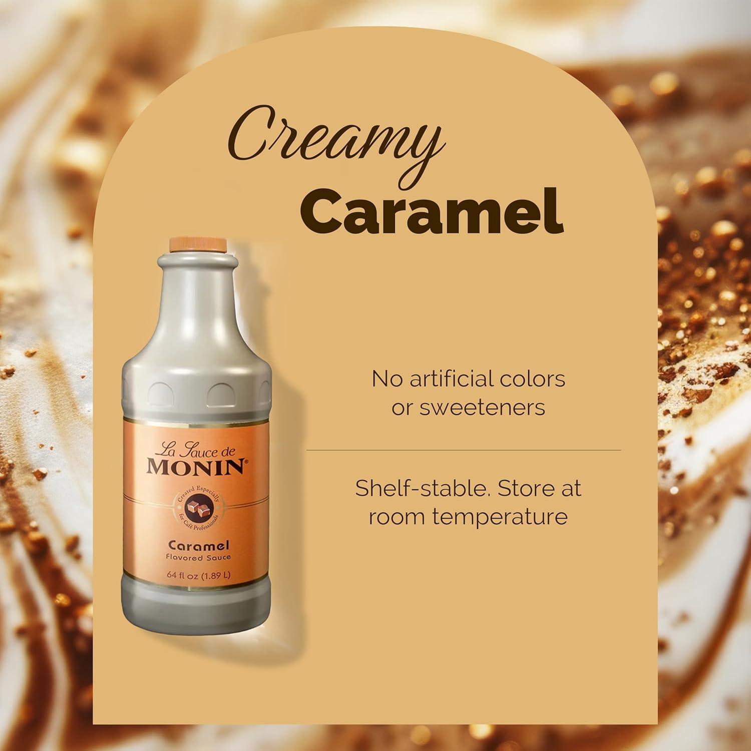 image:imageMonin Sea Salt Caramel Toffee Rich amp Buttery Flavor with Creamy Caramel Notes Great for Coffee Milkshakes amp Dessert Cocktails 64 ozCaramel