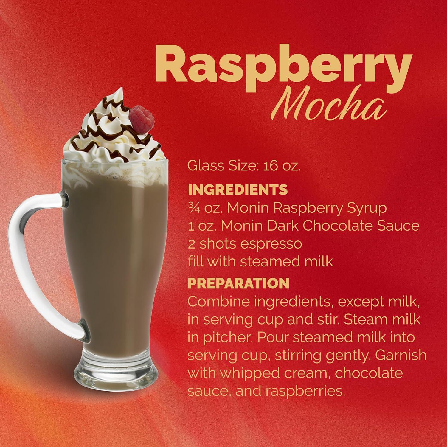 image:imageMonin Strawberry Syrup Mild and Sweet Great for Cocktails and Teas GlutenFree NonGMO 1 Liter 2PackRaspberry