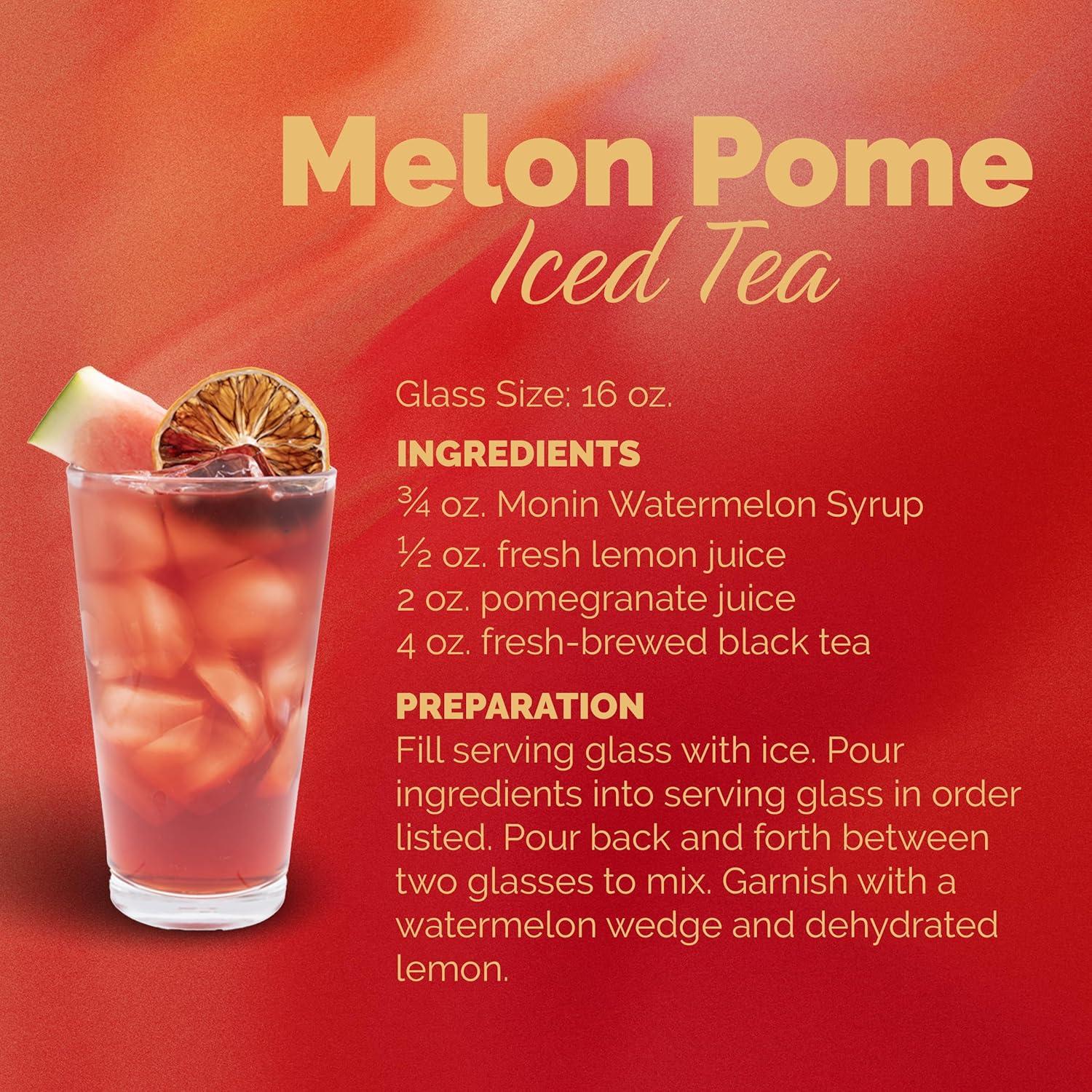 image:imageMonin Strawberry Syrup Mild and Sweet Great for Cocktails and Teas GlutenFree NonGMO 1 LiterWatermelon