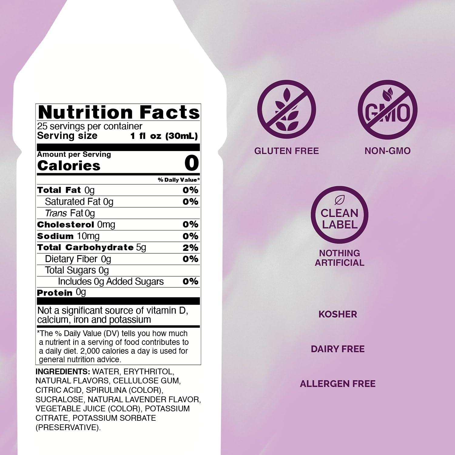image:imageMonin Sugar Free Vanilla Syrup Bold Vanilla Bean Flavor Great for Coffee Cocktails amp Lattes GlutenFree NonGMO 750 mlSugar Free Lavender