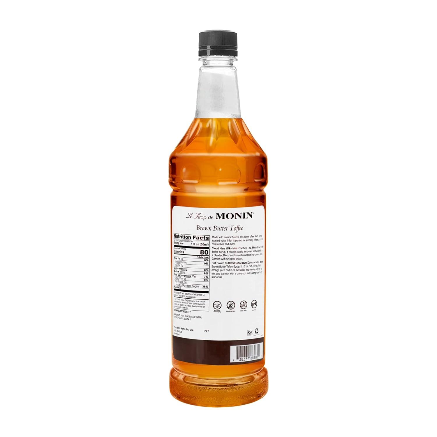 image:imageMonin Toasted Marshmallow Syrup Marshmallow amp Caramel Flavor Great for Cocoas Lattes amp Shakes NonGMO GlutenFree 1 LiterBrown Butter Toffee
