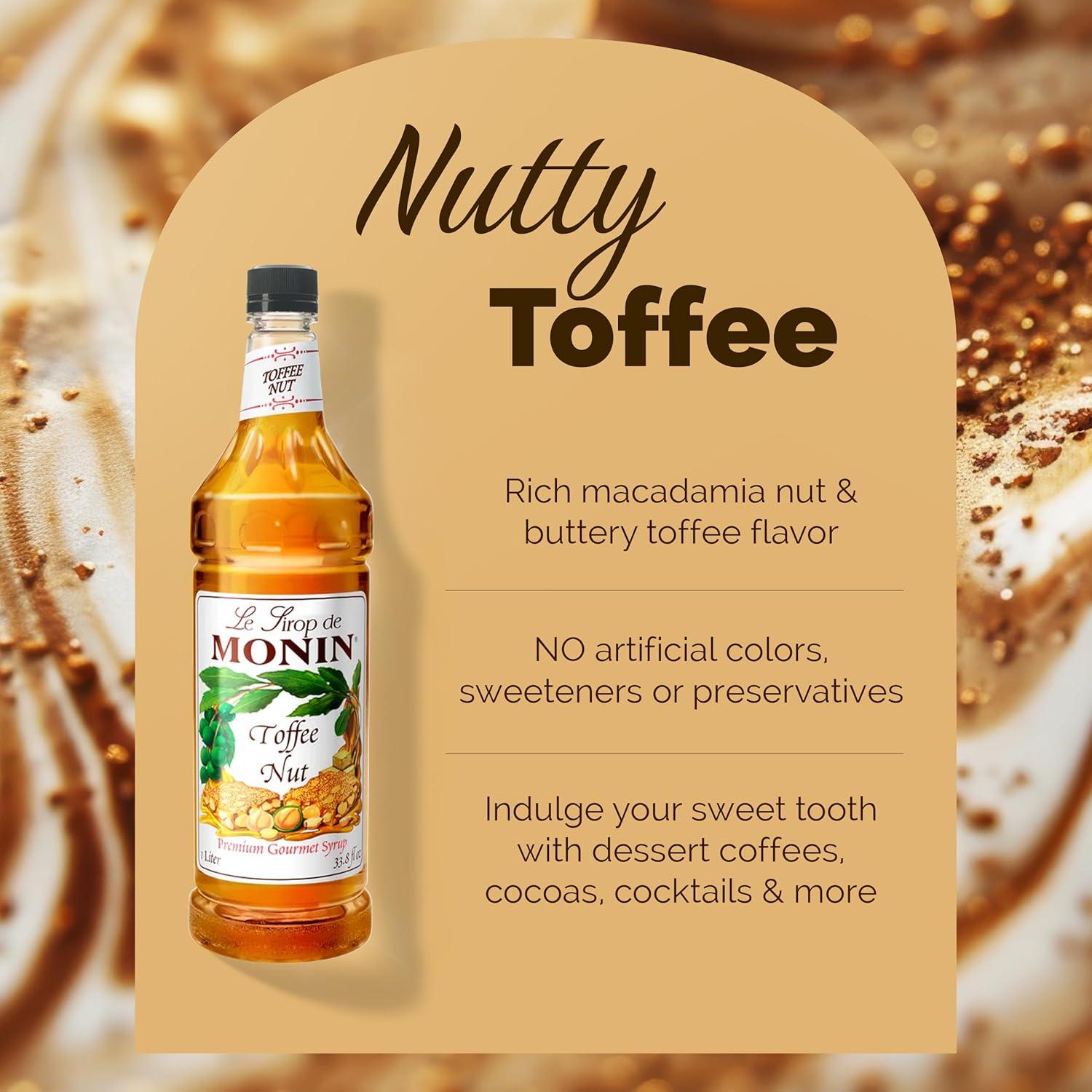 image:imageMonin Toasted Marshmallow Syrup Marshmallow amp Caramel Flavor Great for Cocoas Lattes amp Shakes NonGMO GlutenFree 1 LiterToffee