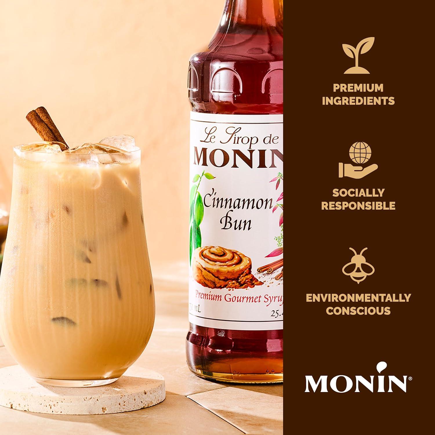 image:imageMonin Toffee Nut Syrup Bold and Buttery Great for Coffee and Desserts GlutenFree NonGMO 1 LiterCinnamon