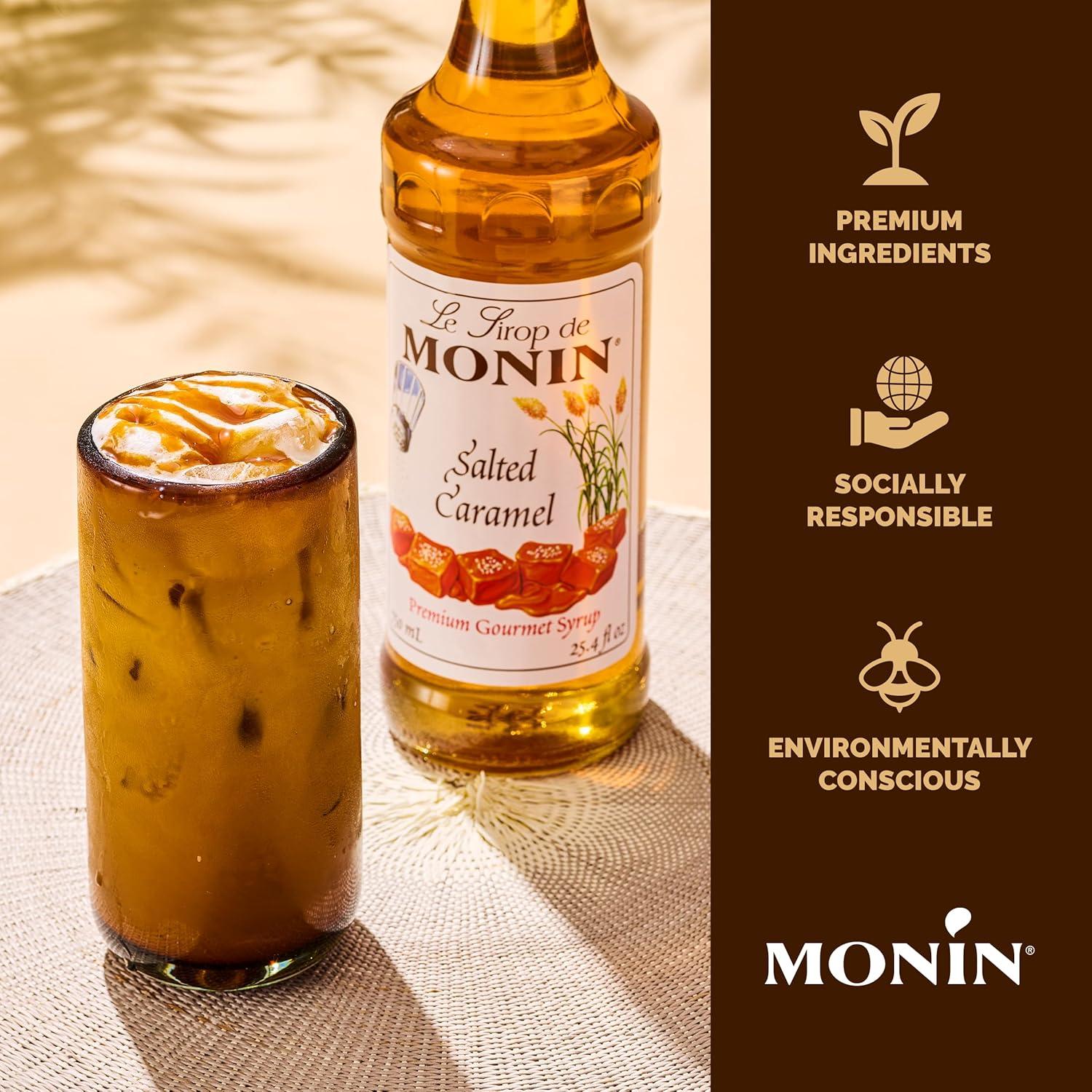 image:imageMonin Toffee Nut Syrup Bold and Buttery Great for Coffee and Desserts GlutenFree NonGMO 1 LiterSalted Caramel