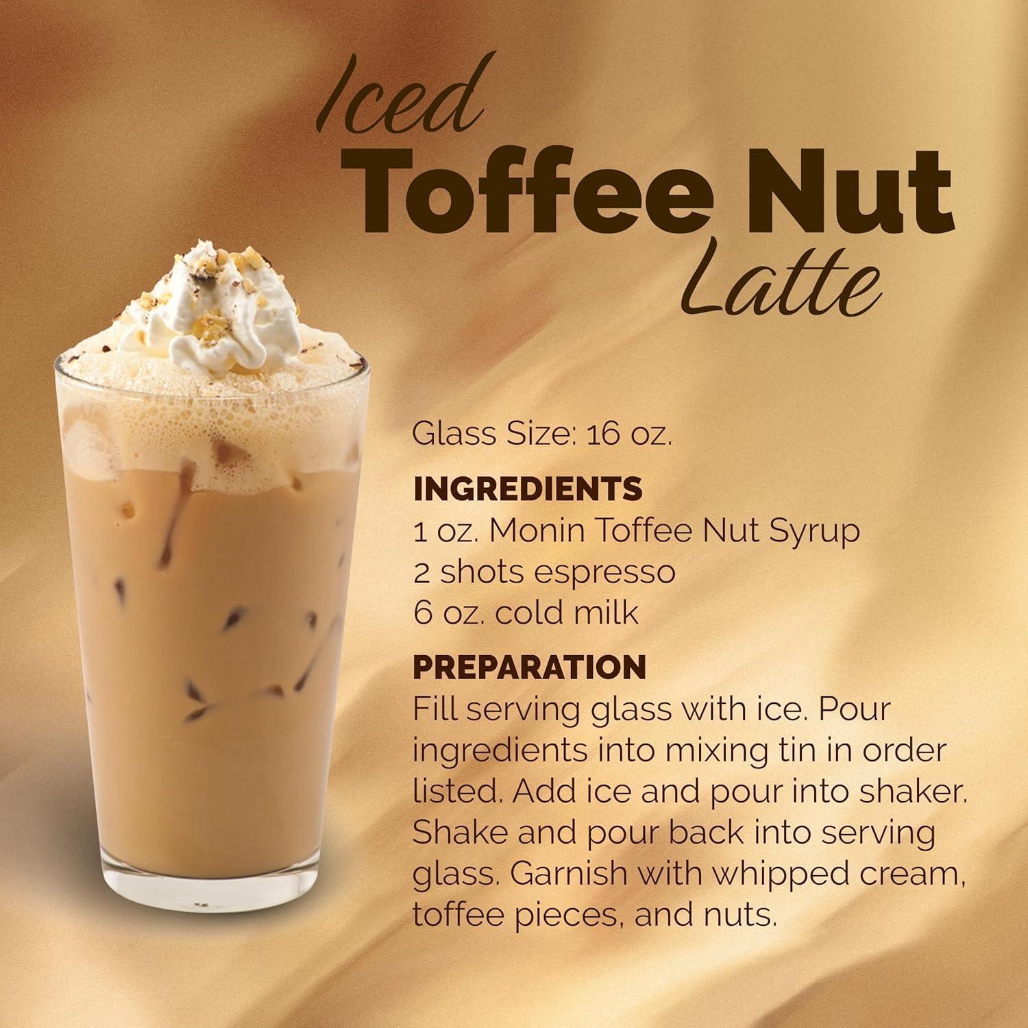 image:imageMonin Toffee Nut Syrup Bold and Buttery Great for Coffee and Desserts GlutenFree NonGMO 1 LiterToffee