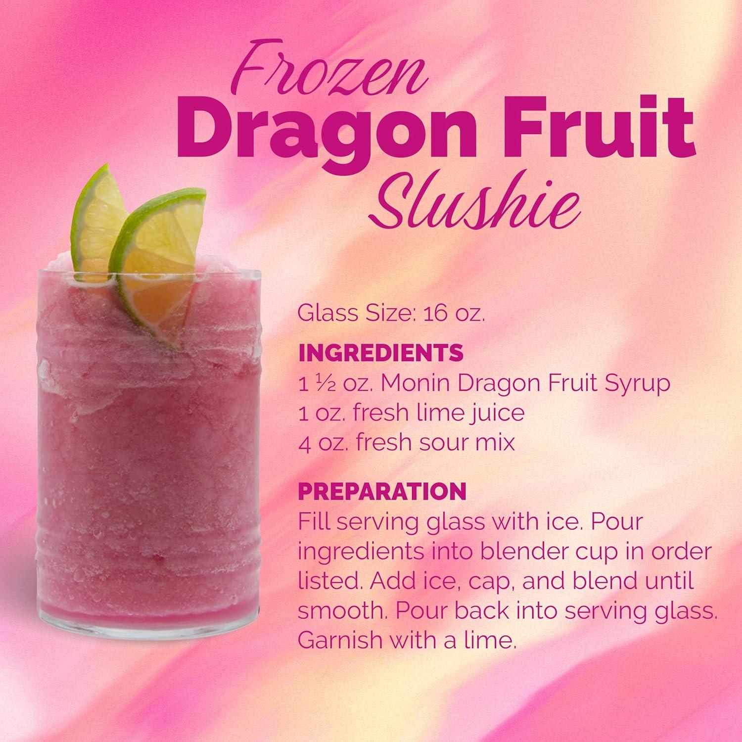 image:imageMonin White Peach Syrup Juicy Ripe Peach Flavor Perfect for Cocktails Mocktails Iced Teas amp Smoothies GlutenFree NonGMO 1 LiterDragon Fruit