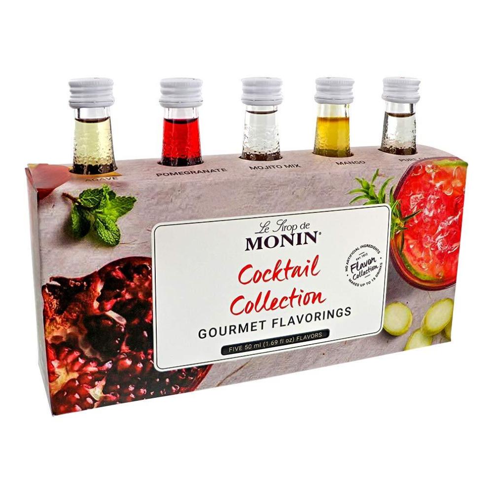 image:imageMonin 5 Flavor Holiday Cheer Collection Macadamia Nut Peppermint Cookie Butter Toasted Marshmallow amp Gingerbread Natural Flavors for All Drinks GlutenFree 169 oz per bottleCocktail Collection