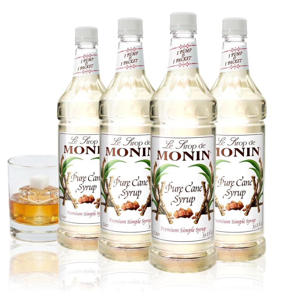 image:imageMonin Blackberry Syrup Soft and Succulent Great for Cocktails Lemonades and Sodas GlutenFree NonGMO 1 Liter 4PackPure Cane