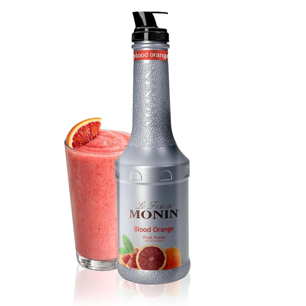 image:imageMonin Blood Orange Pure Tart Juicy Citrus Taste Great for Lemonades Cocktails and Culinary Creations Vegan GlutenFree 1 LiterBlood Orange Pure