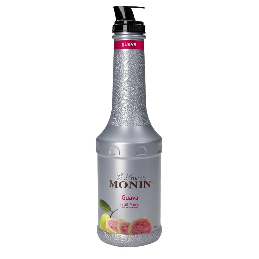 image:imageMonin  Blood Orange Pure Tart Juicy Citrus Taste Great for Lemonades Cocktails and Culinary Creations Vegan GlutenFree 1 LiterGuava Pure