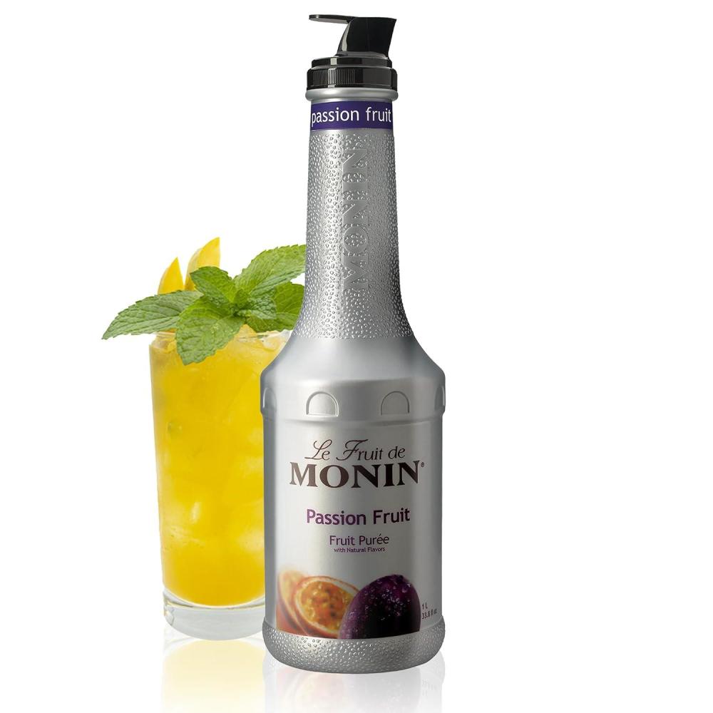 image:imageMonin  Blood Orange Pure Tart Juicy Citrus Taste Great for Lemonades Cocktails and Culinary Creations Vegan GlutenFree 1 LiterPassion Fruit Pure