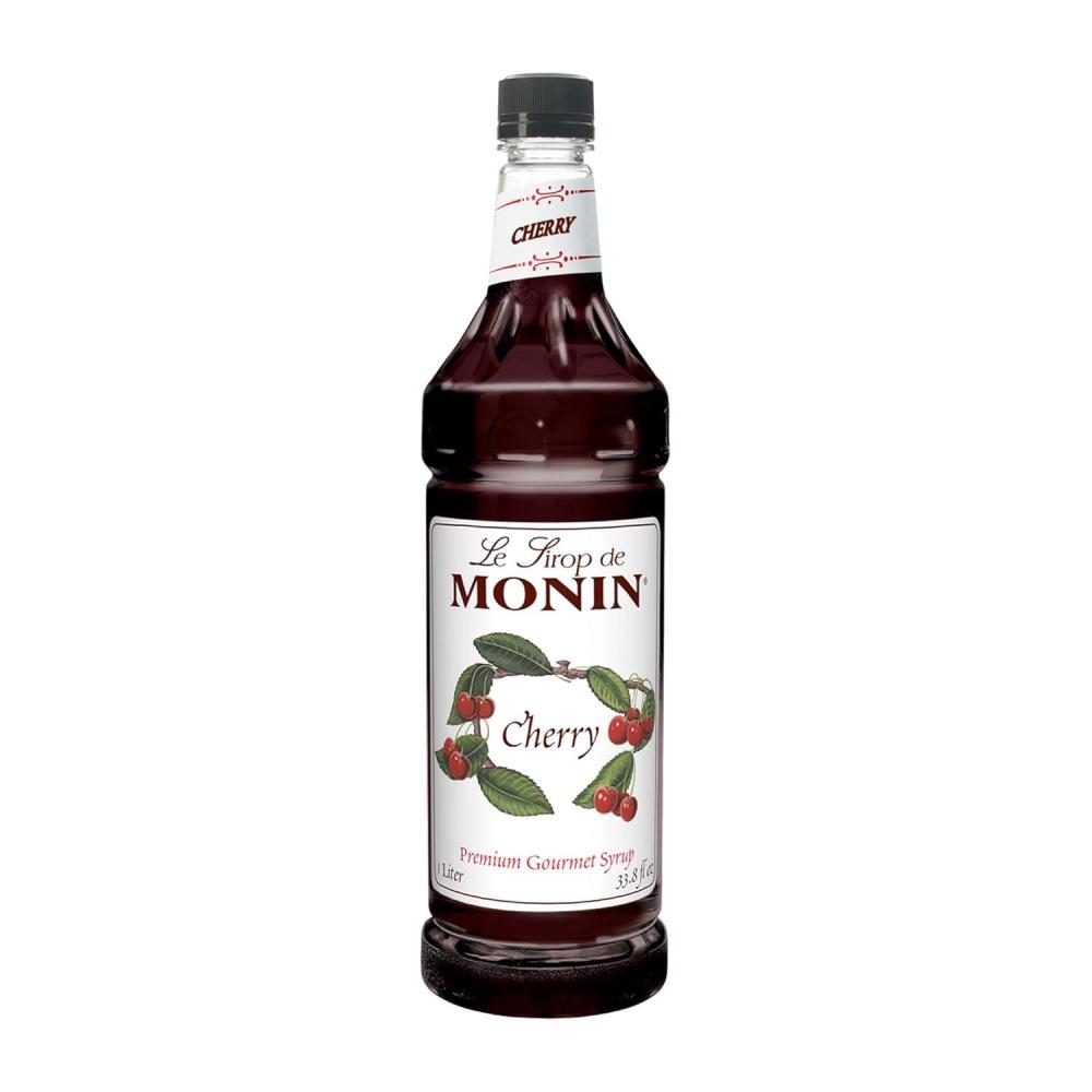 image:imageMonin  Blueberry Syrup Mildly Sweet amp Tart Blueberry Flavor Great for Teas Lemonades Smoothies amp Cocktails GlutenFree NonGMO 1 LiterCherry