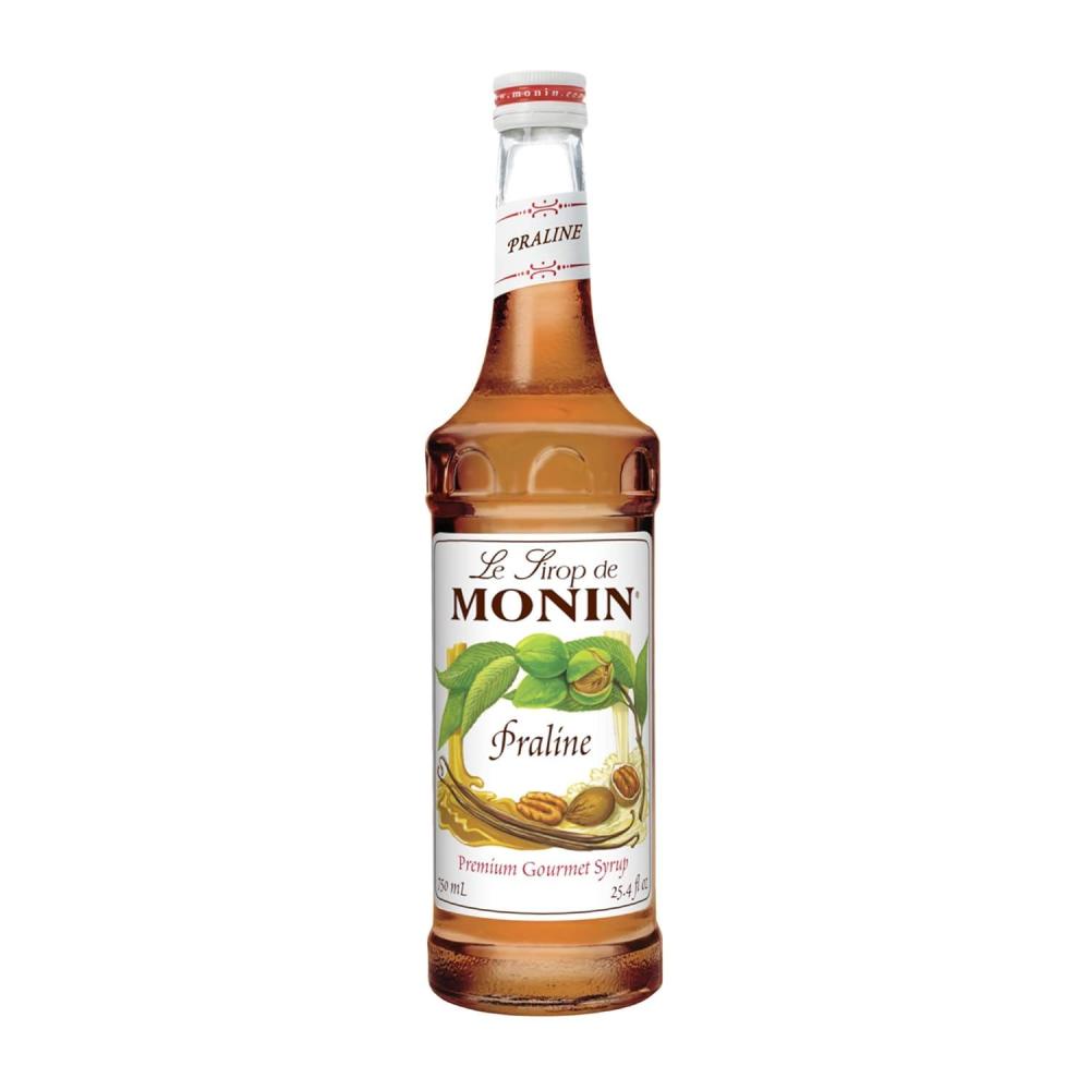 image:imageMonin  Caramel Apple Butter Syrup Buttery Caramel and Cooked Apple Flavor Natural Flavors Great for Hot Lattes Ciders and Seasonal Cocktails NonGMO GlutenFree 750 mlPraline
