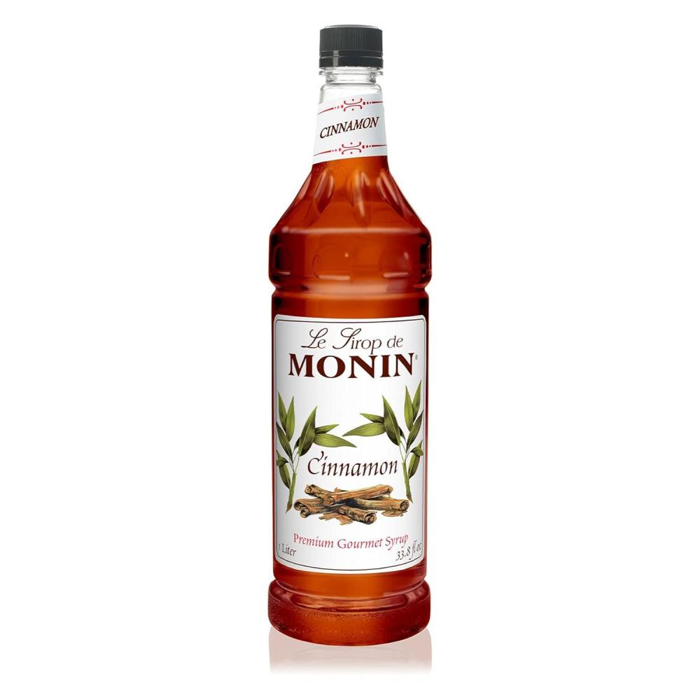 image:imageMonin Cinnamon Syrup Sweet and Spicy Taste of Cinnamon Versatile Flavor Natural Flavors Great for Coffees Cocoas Ciders and Cocktails NonGMO GlutenFree 1 Liter